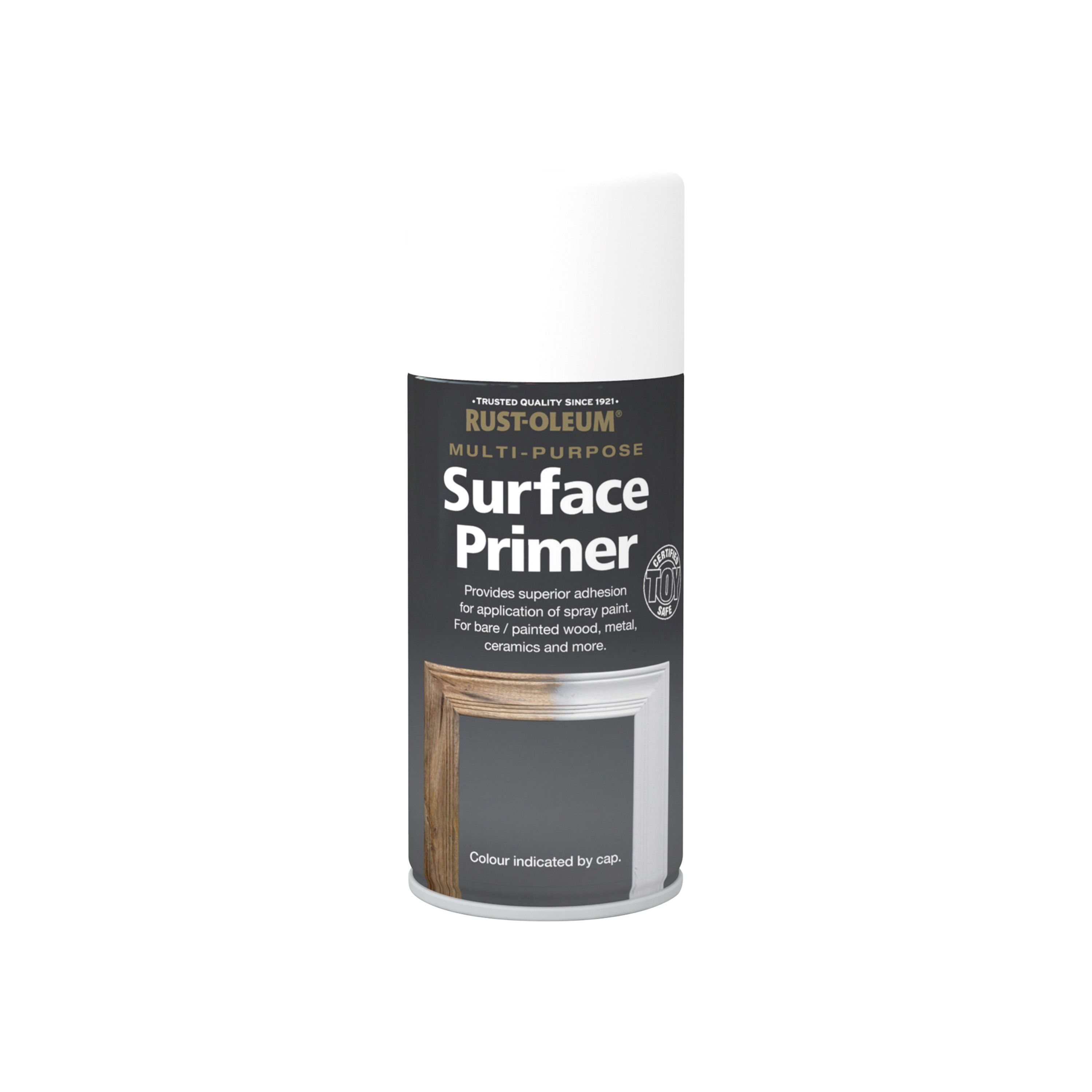 Rust-Oleum Surface primer White Matt Multi-surface Primer Spray paint, 150ml