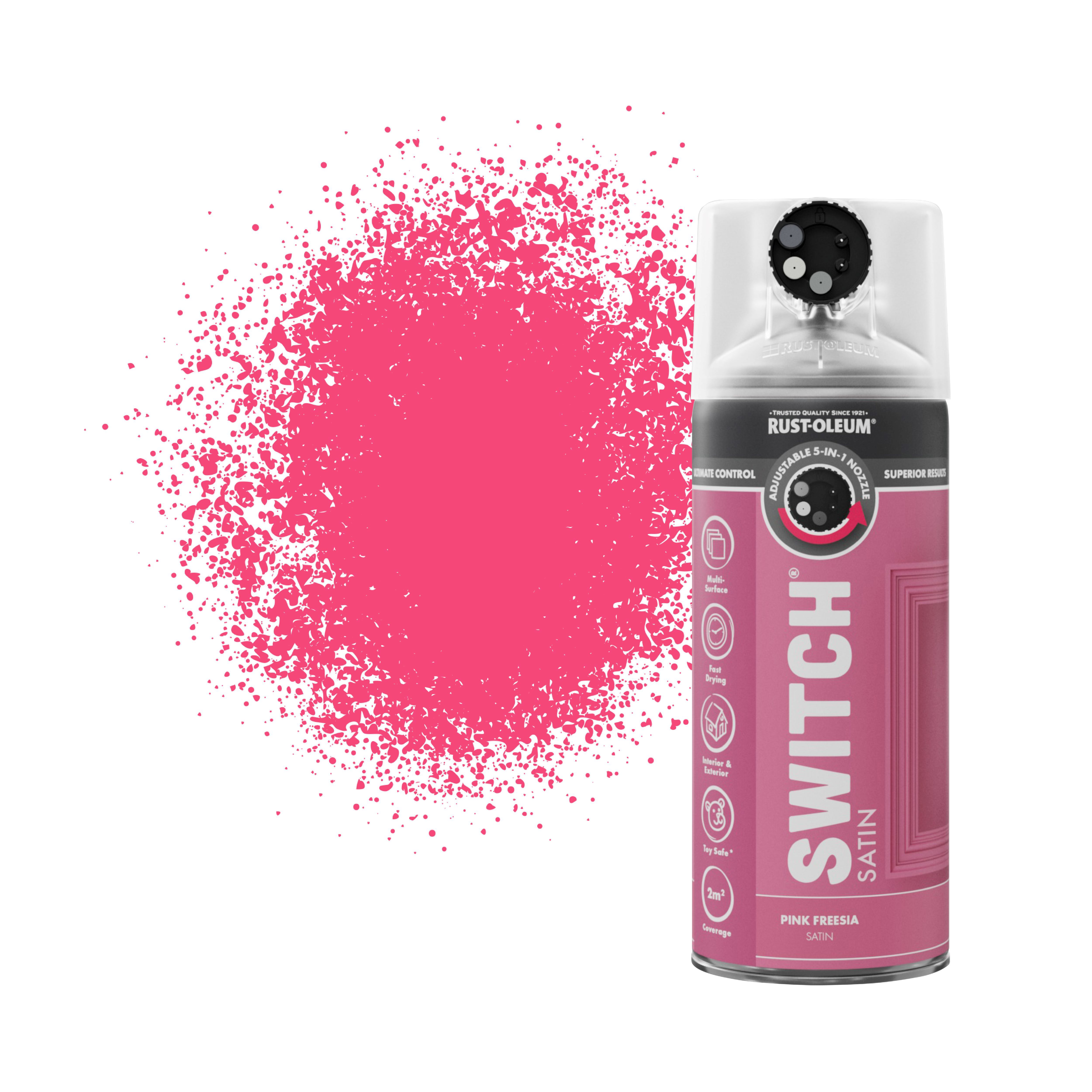Rust-Oleum Switch Pink Freesia Satin Multi-surface Topcoat Decorative ...