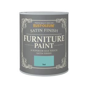 Rust-Oleum Teal Satin Furniture paint, 750ml