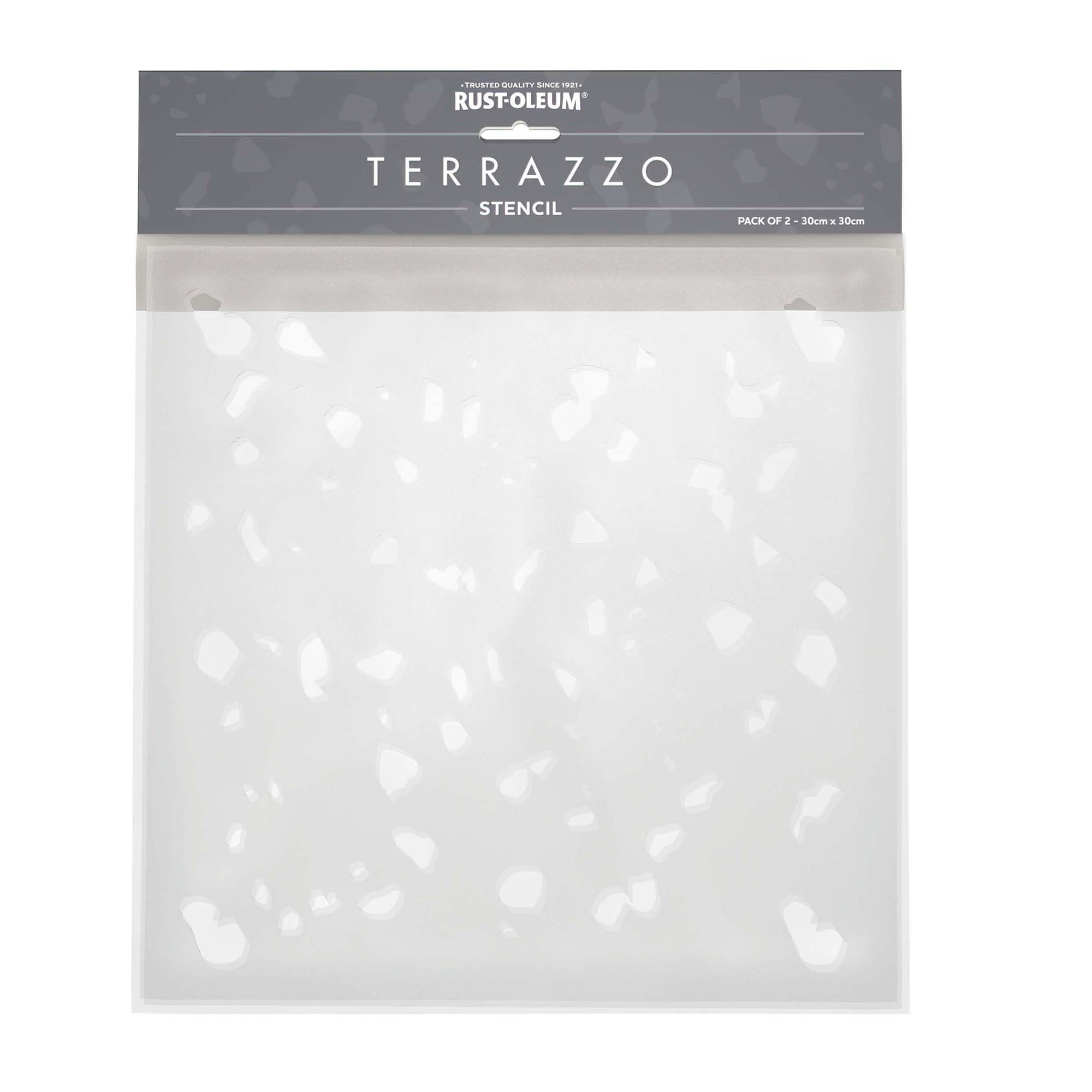 Rust-Oleum Terrazzo Paint stencil, Pack of 2