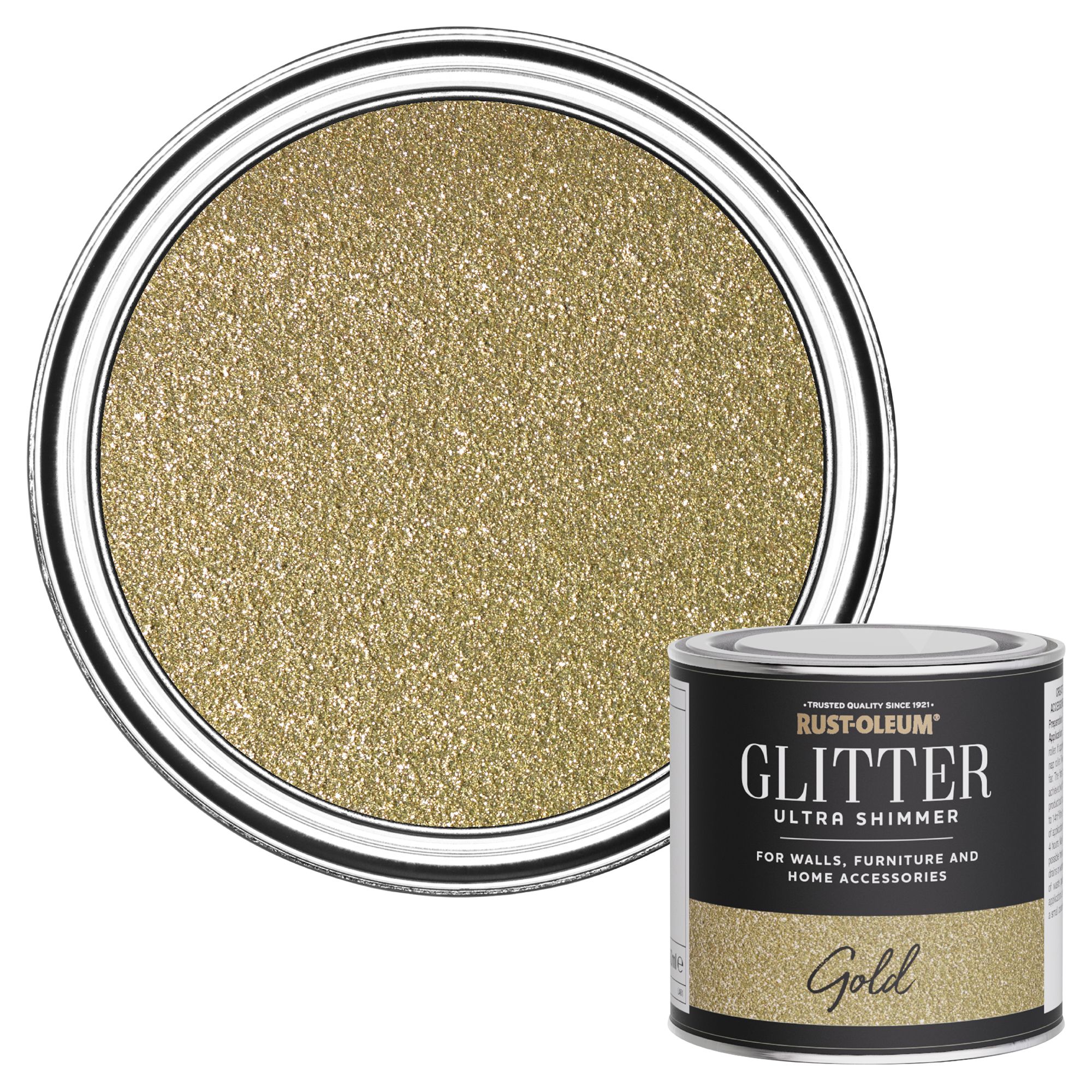 Gold Glitter Paint