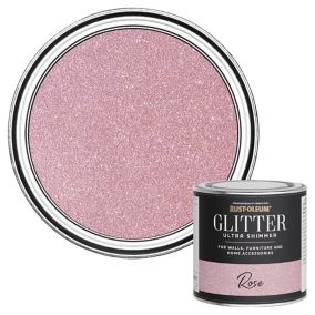Rust-Oleum Ultra Shimmer Silver Glitter effect Mid sheen Multi-surface Topcoat Paint glitter, 250ml