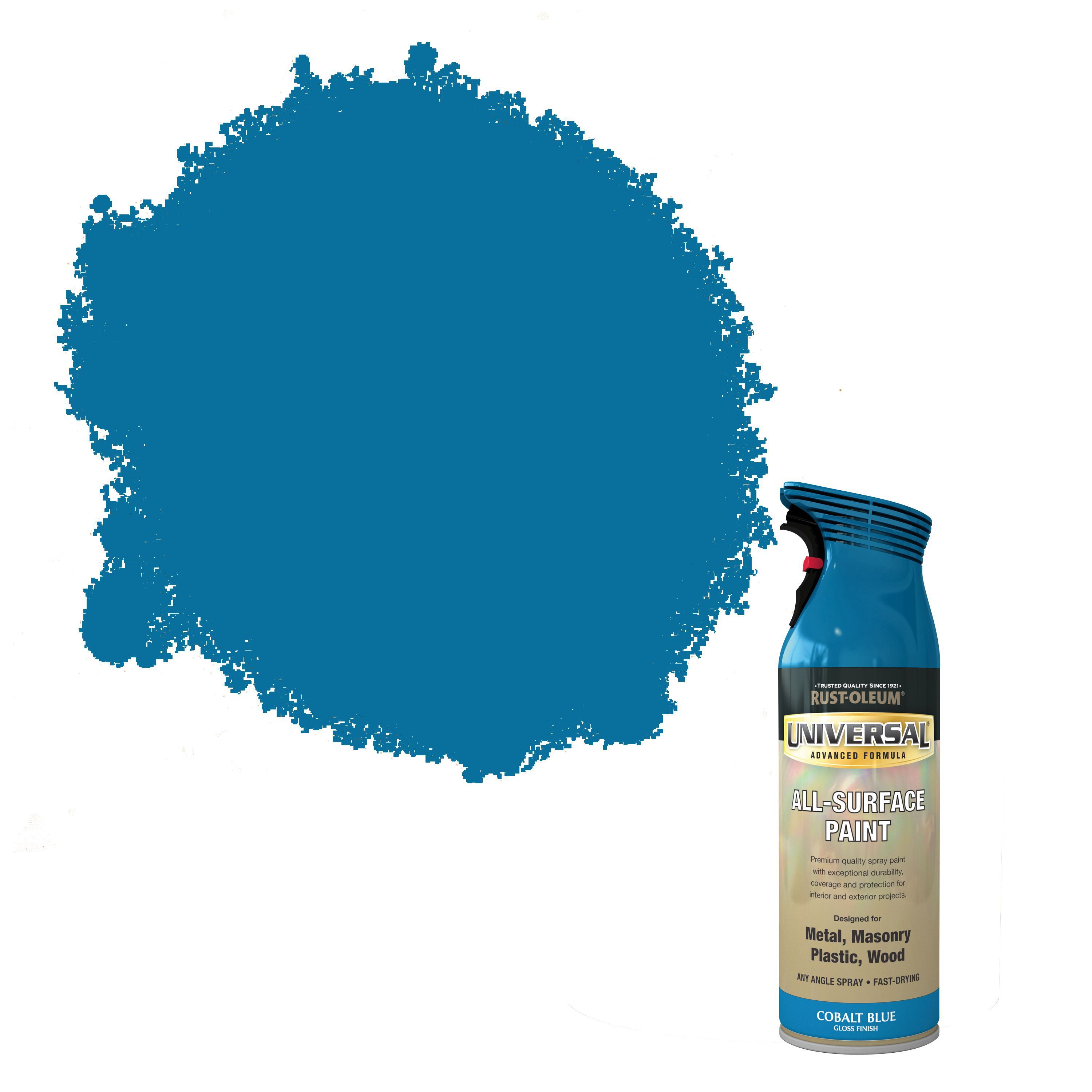 Rustoleum cobalt blue on sale metallic spray paint