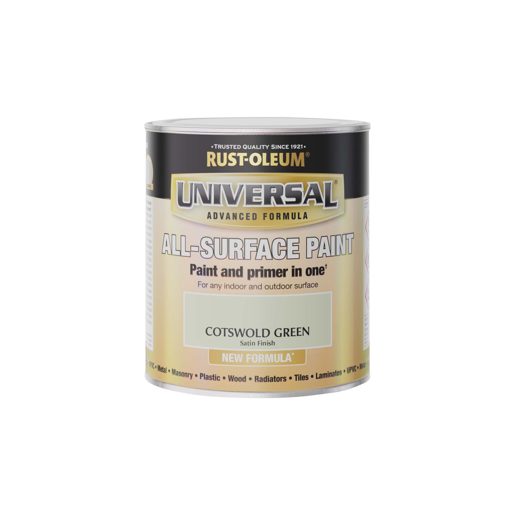 Rust-Oleum Universal Cotswold Green Satin Multi-surface Topcoat Paint ...