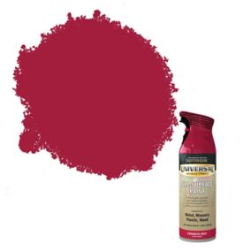 Rust-Oleum Universal Crimson red Gloss Multi-surface Spray paint, 400ml