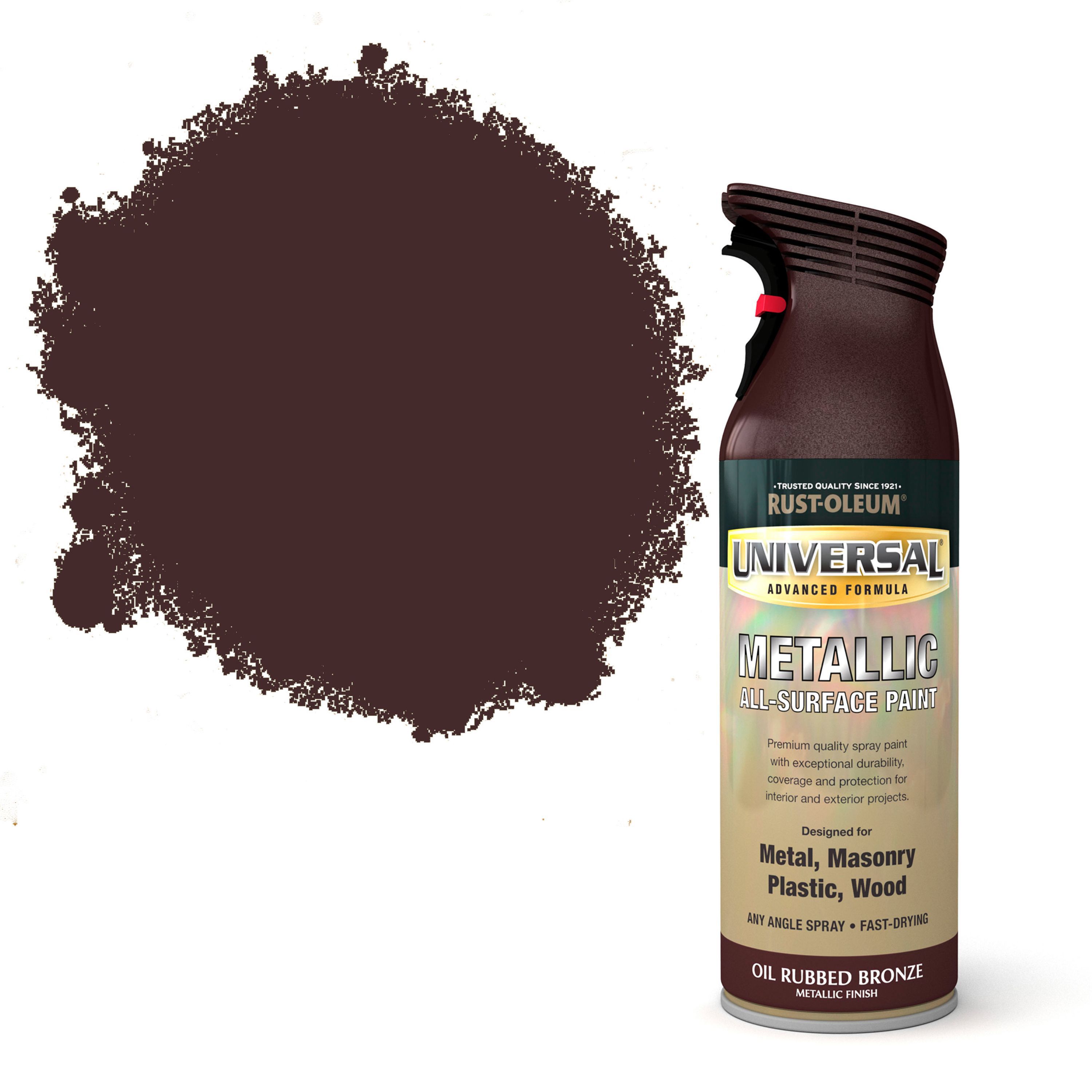 Rust-Oleum Universal Oil rubbed bronze effect Multi-surface Spray paint, 400ml