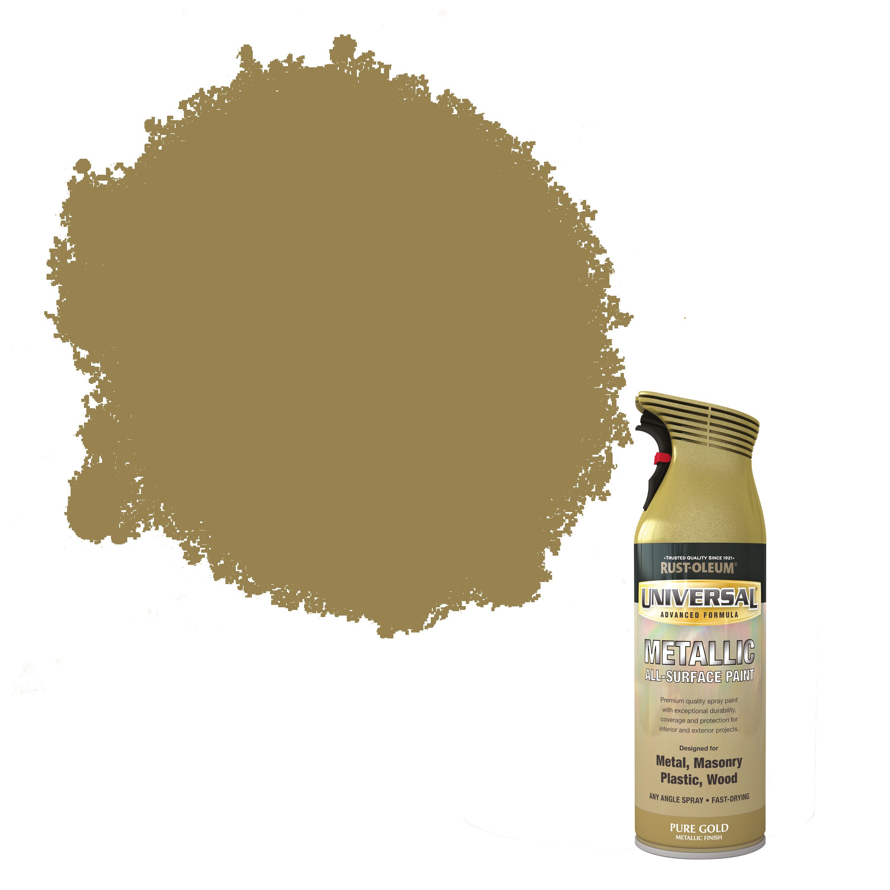 Rustoleum metallic spray deals paint