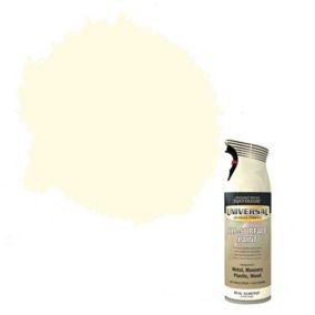 Rust-Oleum Universal Real almond Gloss Multi-surface Spray paint, 400ml