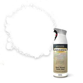 Rust-Oleum Universal White Gloss Multi-surface Spray paint, 400ml