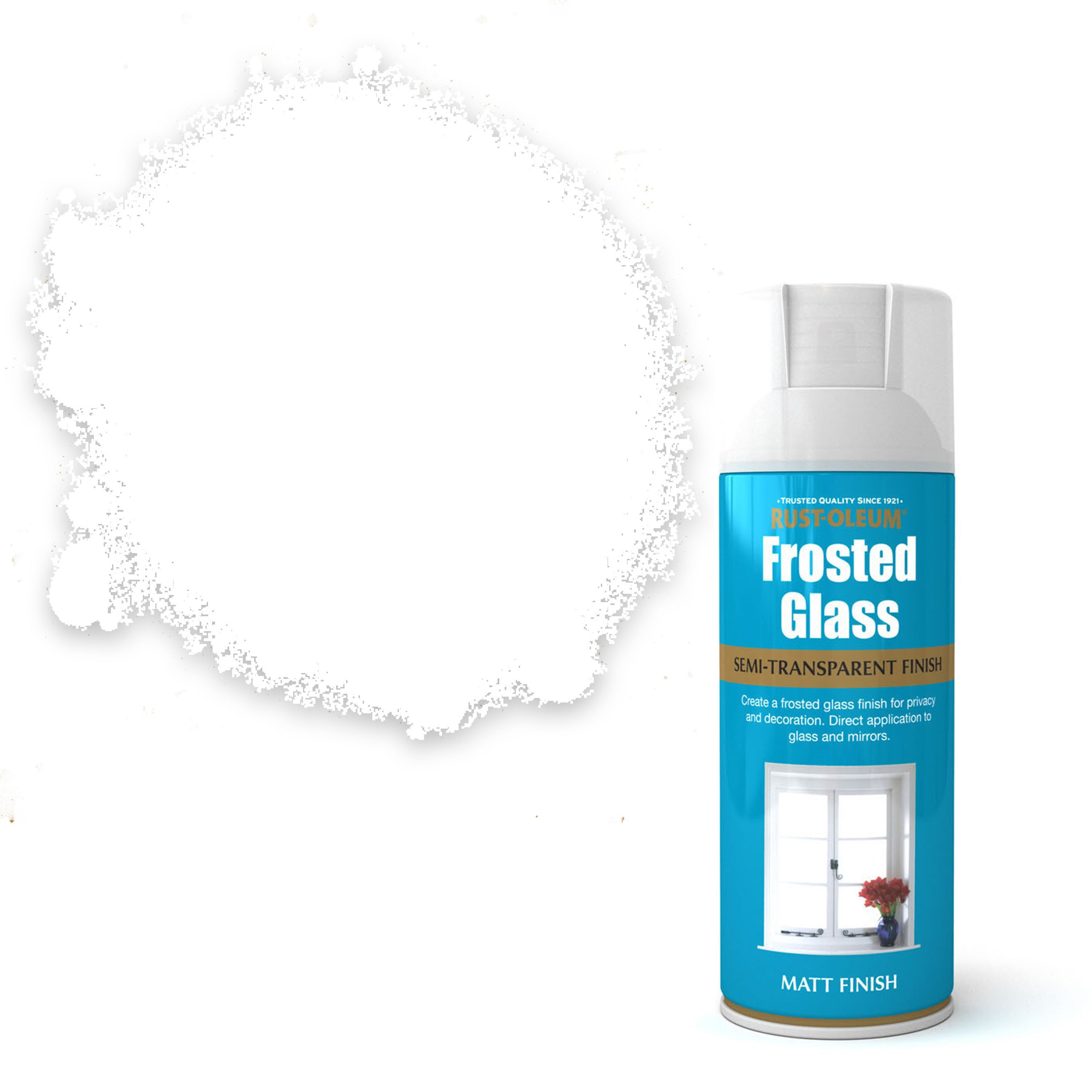 Frost glass deals paint