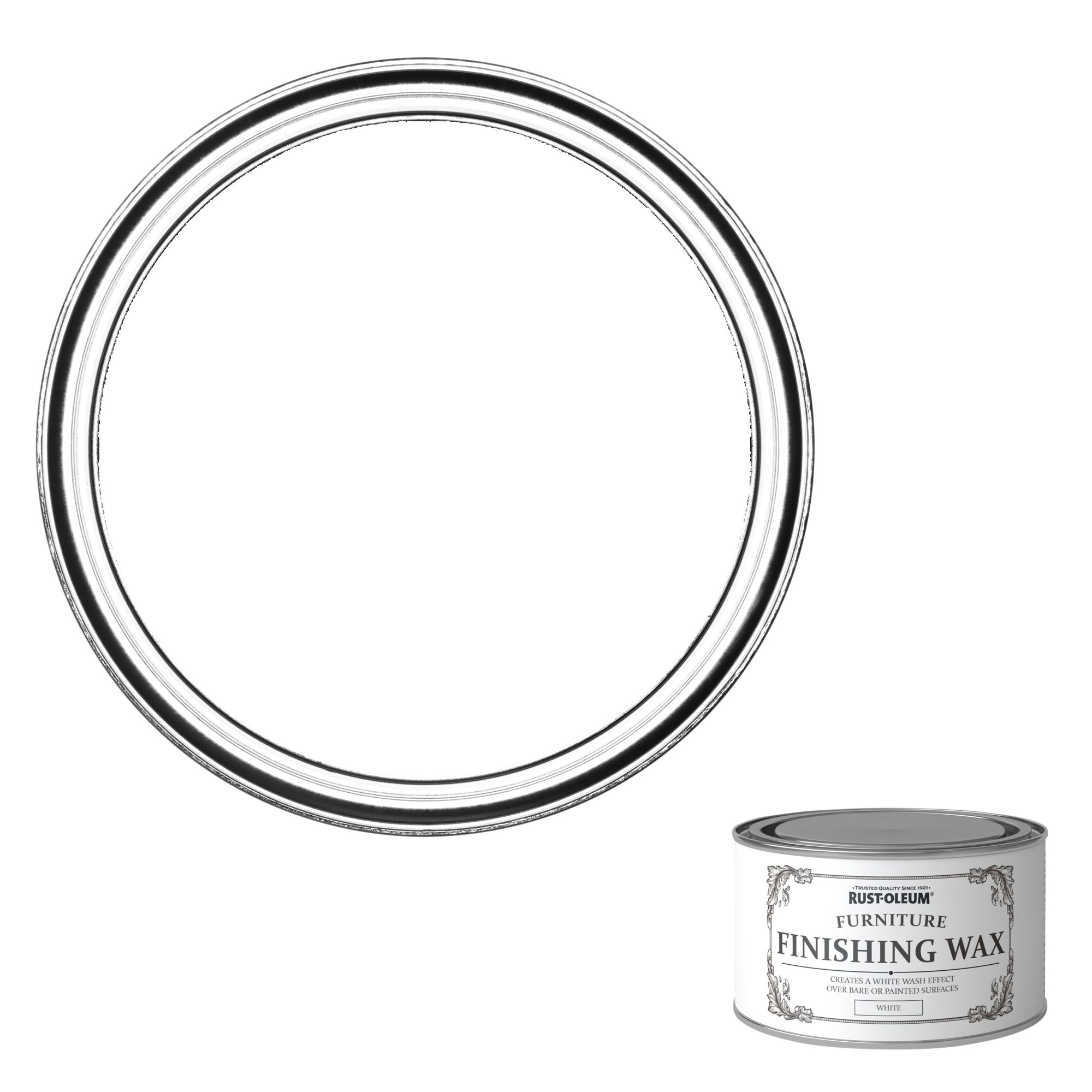 RustOleum White Matt Furniture Wax Finishing wax, 0.4L DIY at B&Q