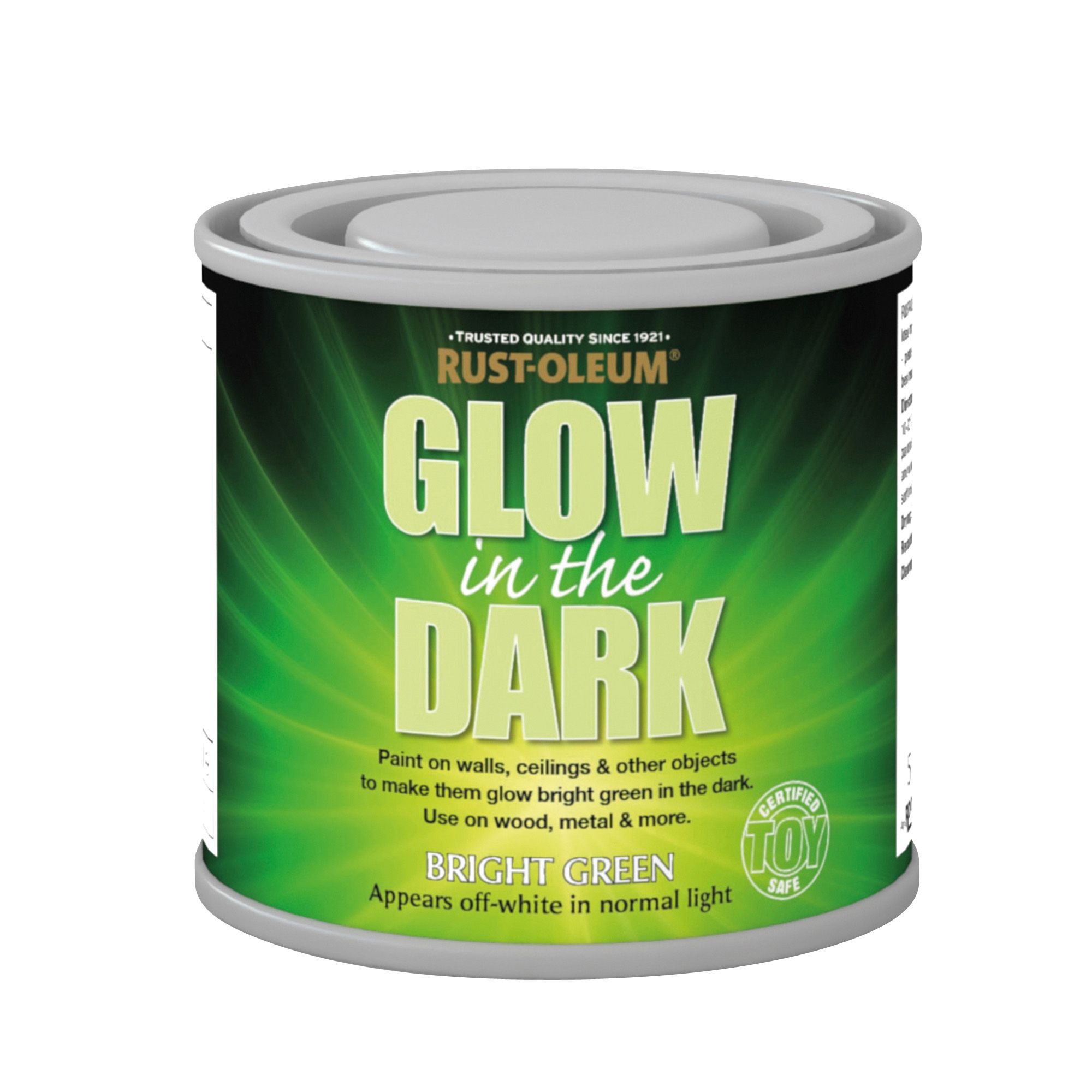 Rust Oleum White Matt Multi surface Glow in the dark paint 125ml