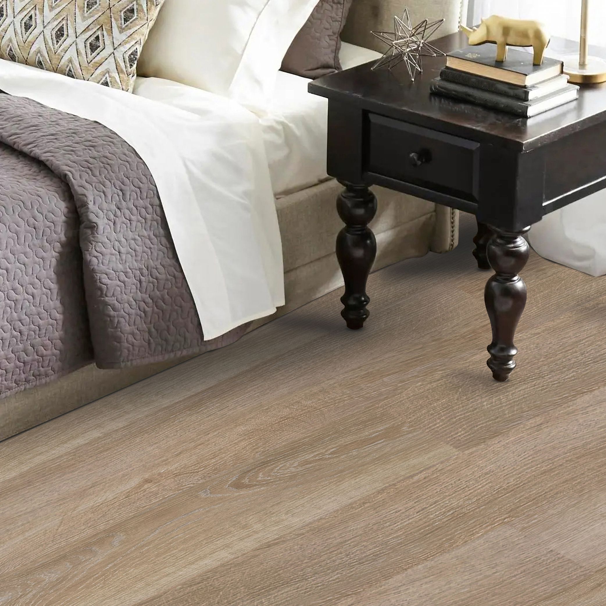 Rustic oak Natural Wood effect Self-adhesive Vinyl plank, 1.11m²