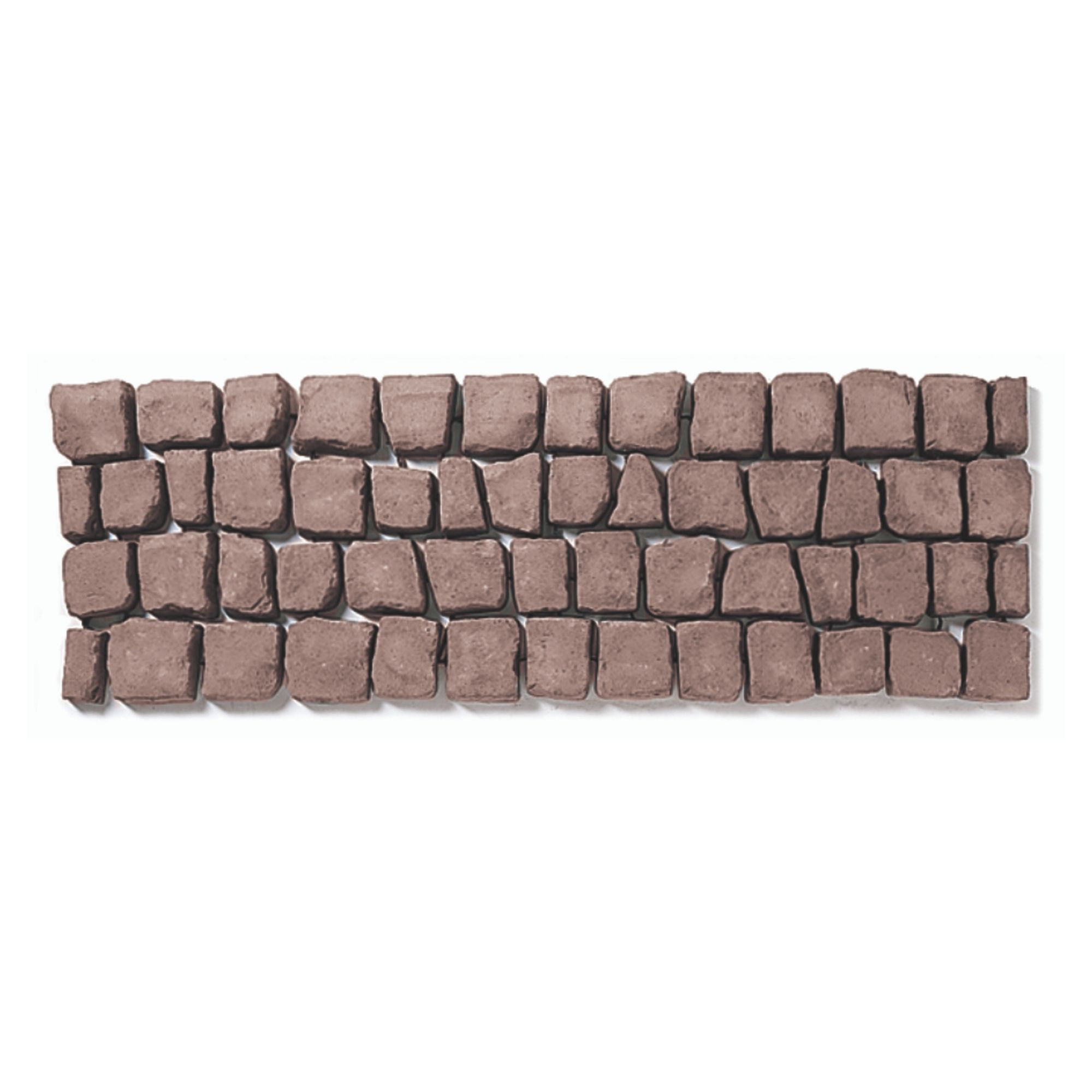 Rustic red Carpet stone 0.5m², Pack of 30