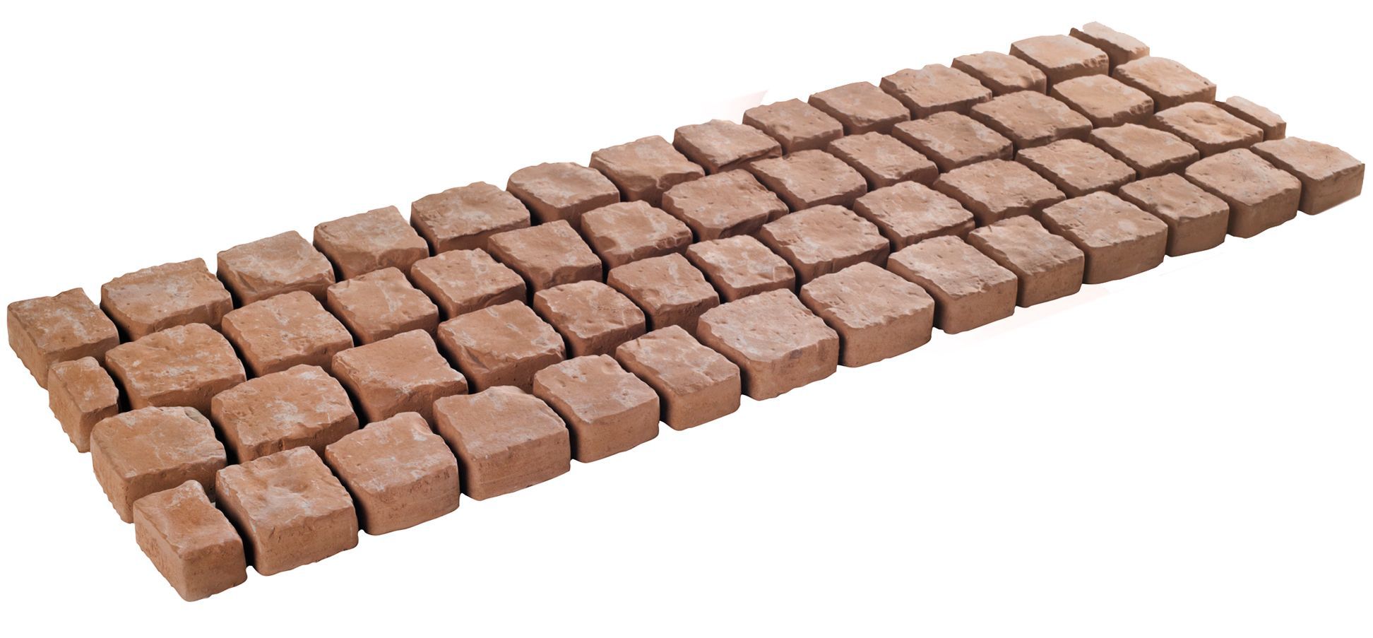 Rustic red Carpet stone 0.5m²