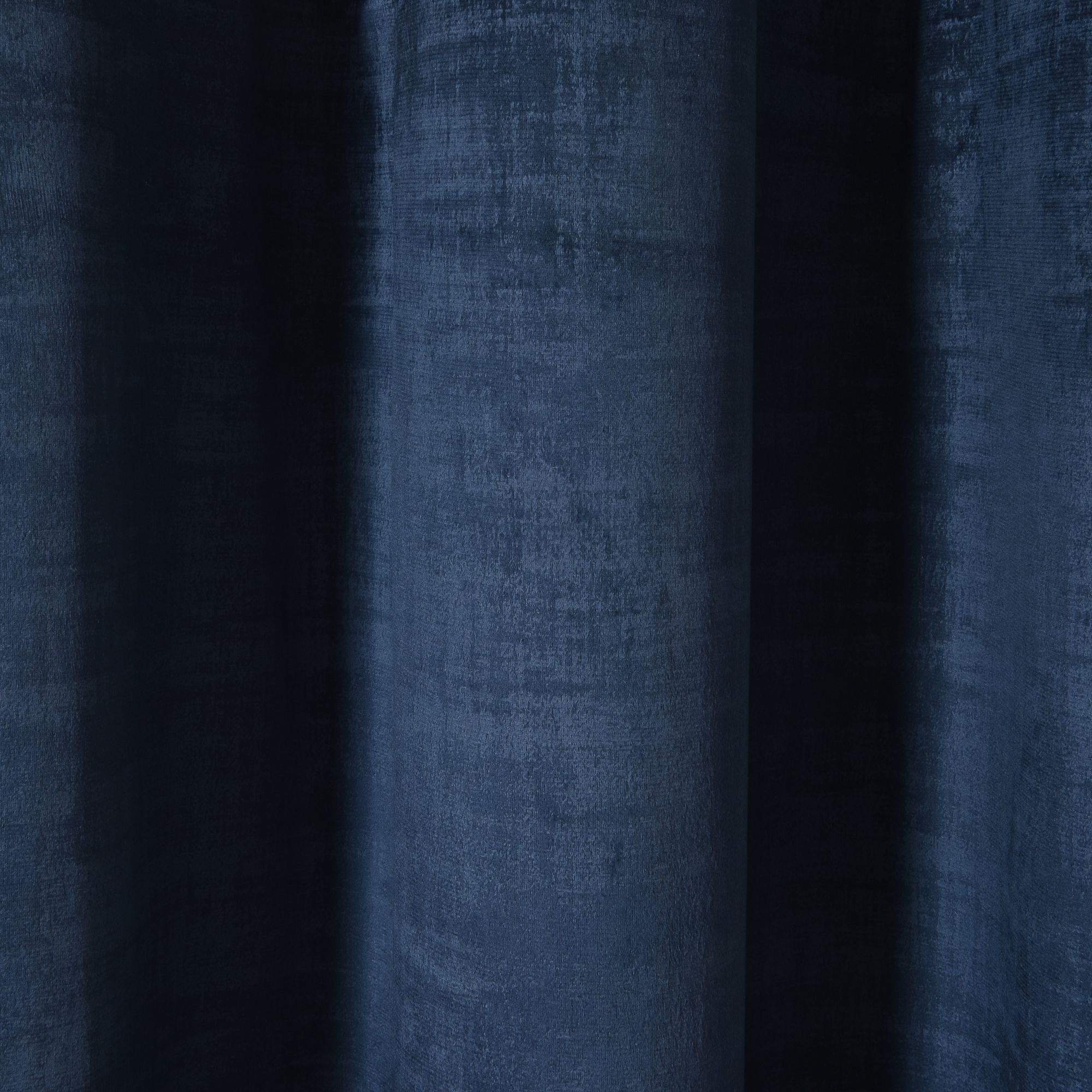 Ruvor Navy Plain woven Lined Eyelet Curtain (W)167cm (L)183cm, Pair