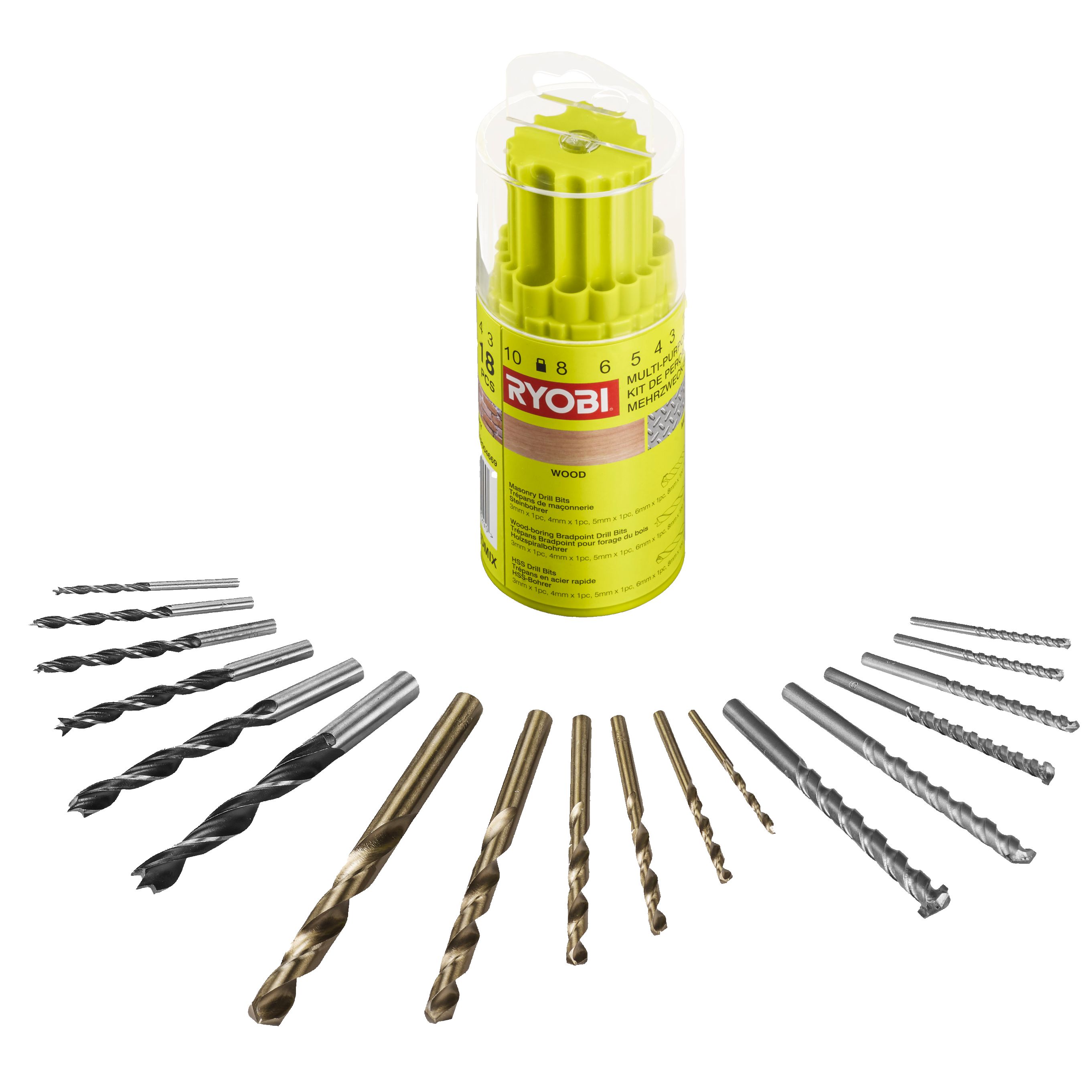 Ryobi metal on sale drill bit