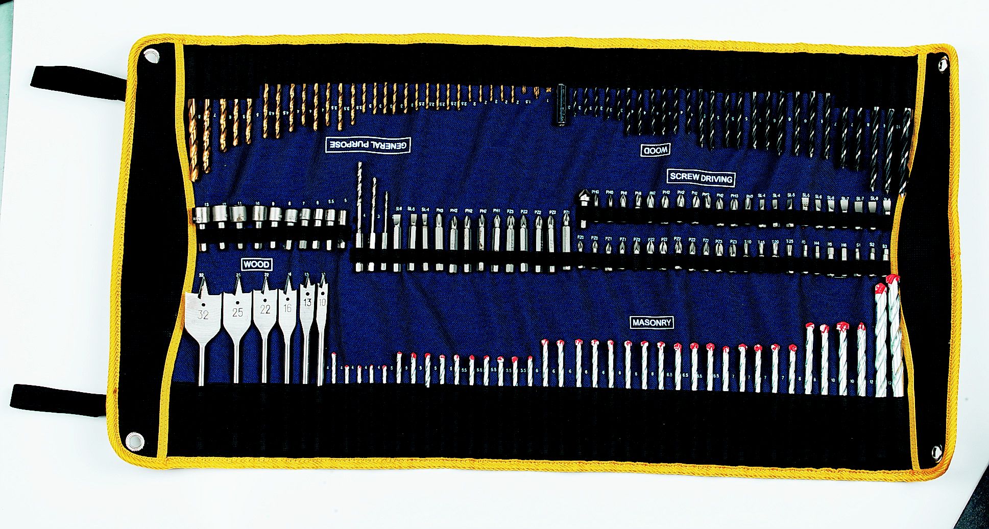 Ryobi RAK86MIXC Bohrer Und Bits Set - 83-teiliges Bohrer-Set Für Holz, Metall & Wand