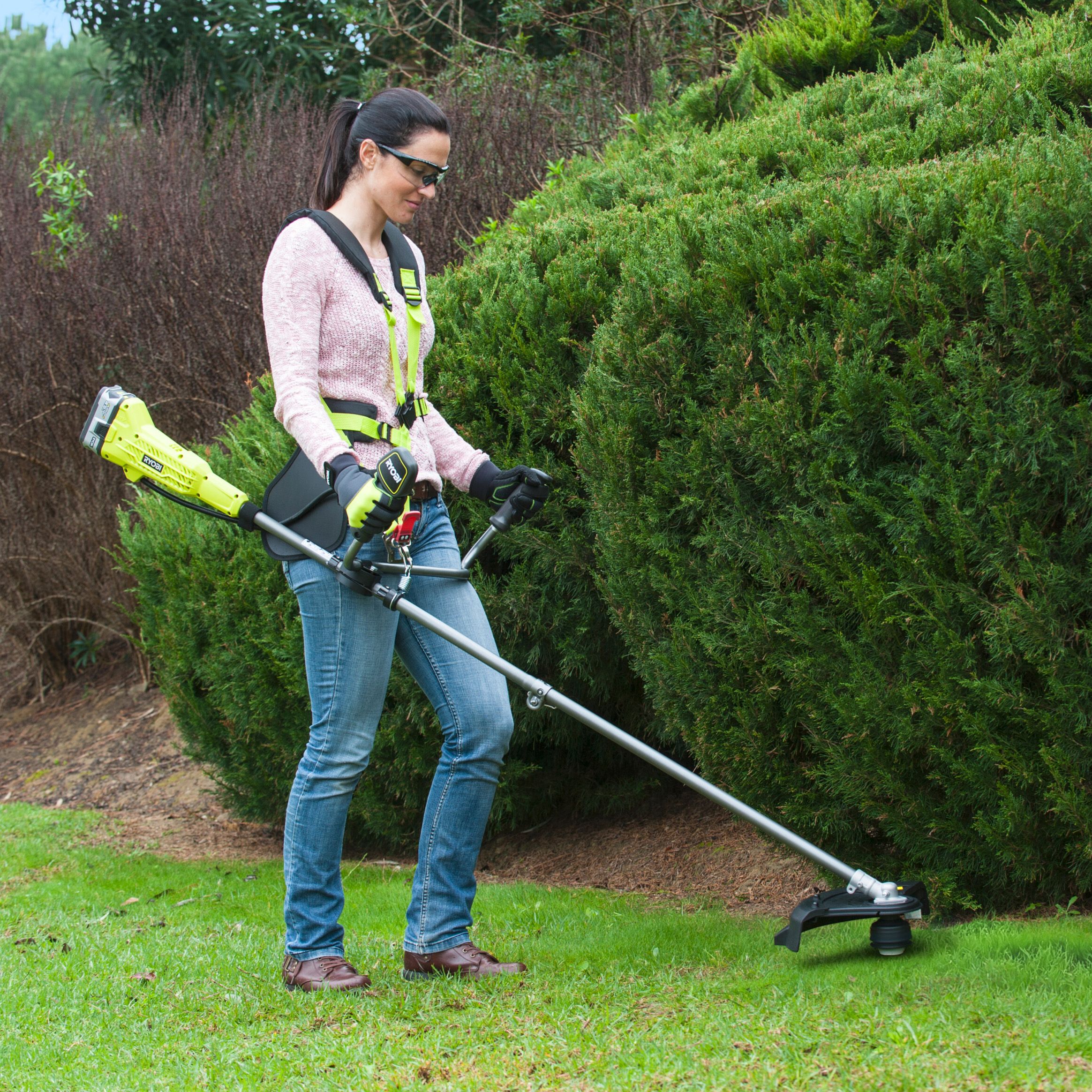 Ryobi 18V Cordless Brushcutter & line trimmer (Bare Tool) - OBC1820B