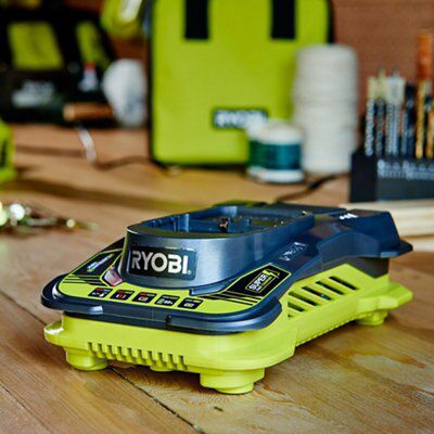 Ryobi 18V One 5A Li ion Fast Battery charger RC18150 DIY at B Q