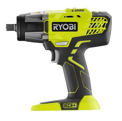 Ryobi R18RW3-0 ONE+ Akku-Ratschenschlüssel 3/8 - 18 V, Für Enge Räume, 60 Nm, Ohne Akku & Ladegerät