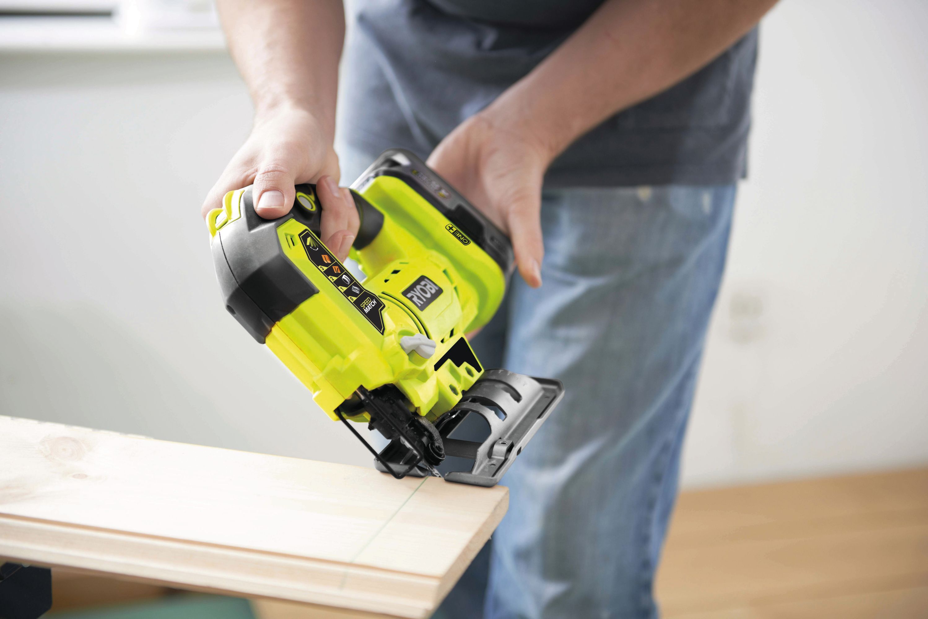 Ryobi 18V One+ Brushed Cordless Jigsaw (Bare Tool) - R18JS-0