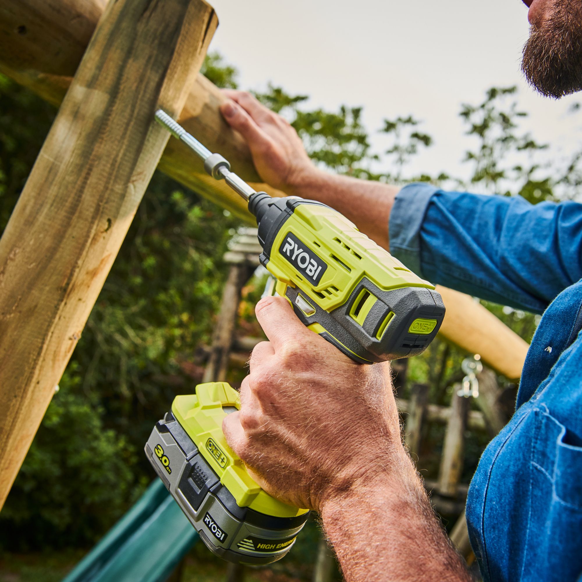 Ryobi 18V One Cordless Impact driver Bare Tool R18ID2 0