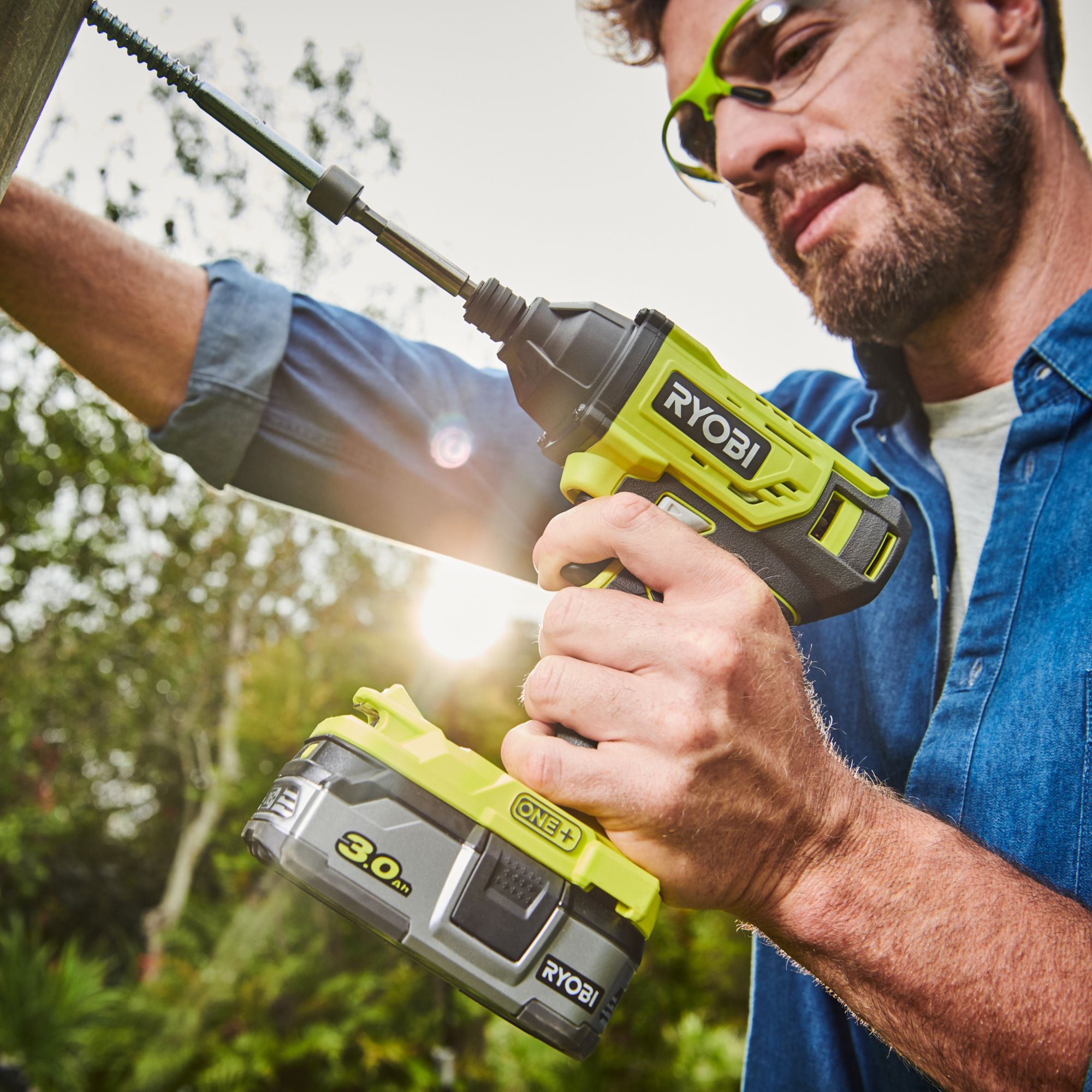 Ryobi 18V One Cordless Impact driver Bare Tool R18ID2 0 DIY at B Q