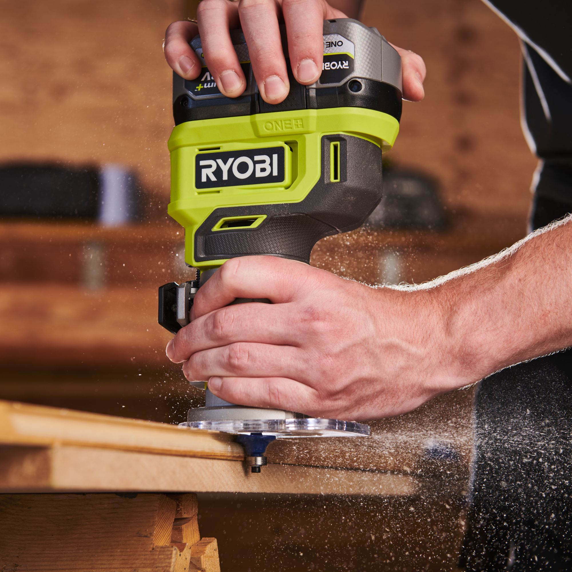 Ryobi 18V One+ Cordless Trim Router (Bare Tool) RTR18-0