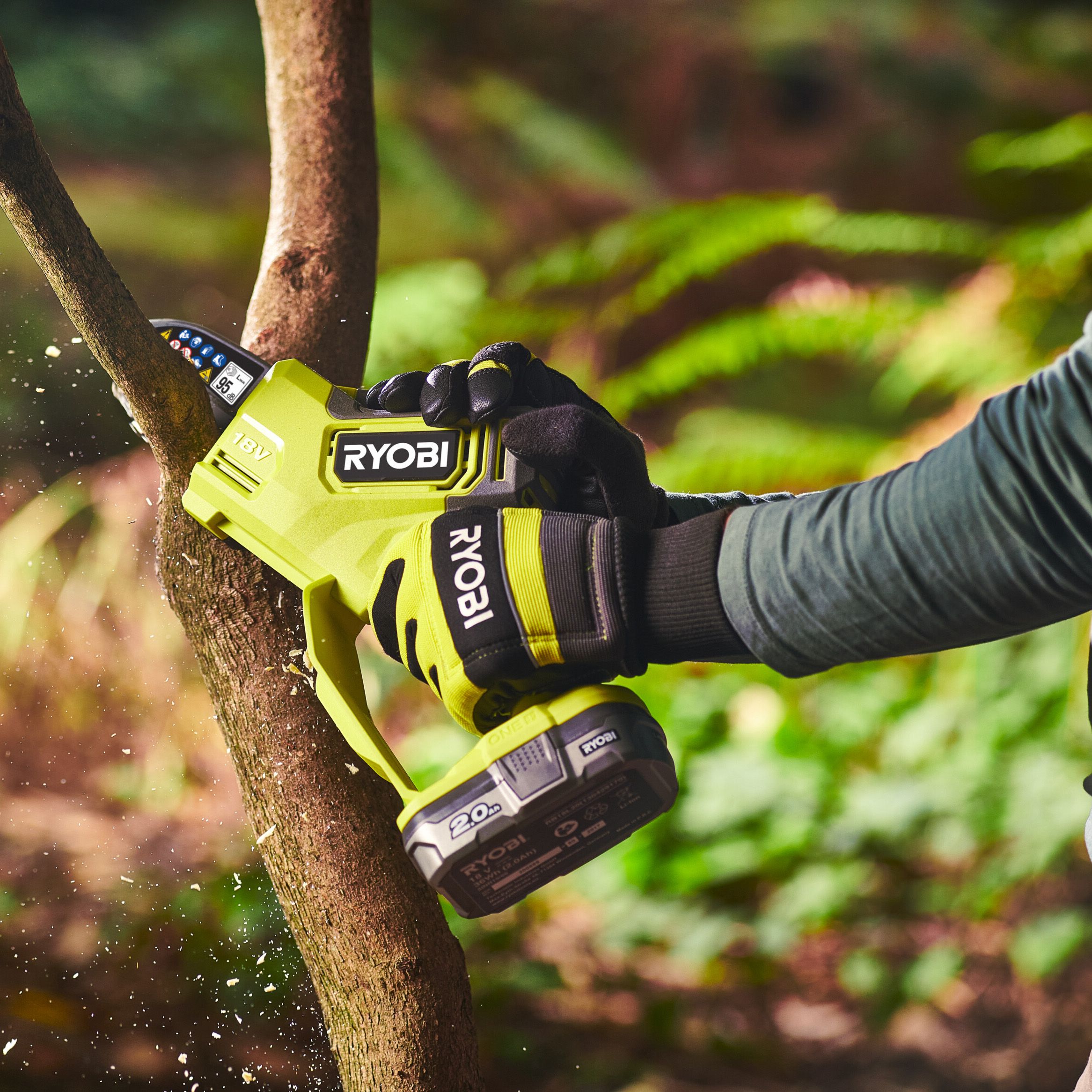 Ryobi 18V RY18PSX10A-0 Cordless Pruner, 10cm Bar