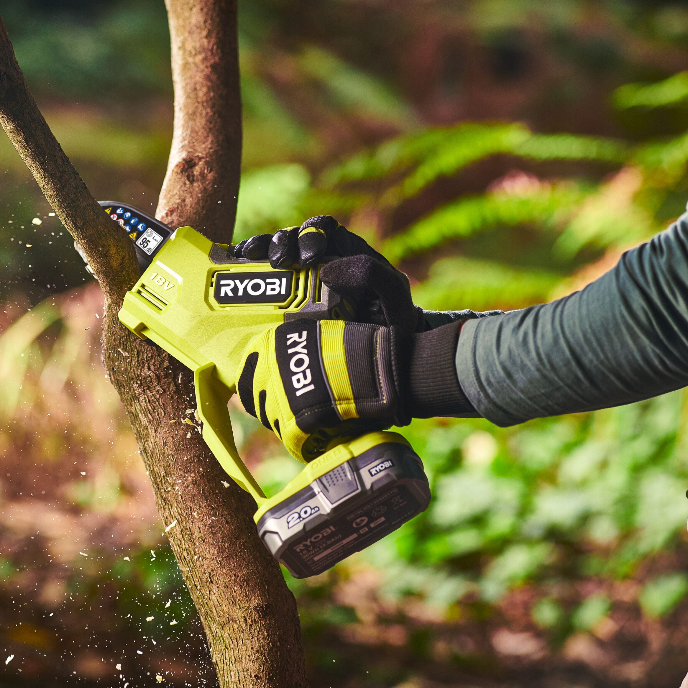 Ryobi 18V RY18PSX10A-0 Cordless Pruner, 10cm Bar