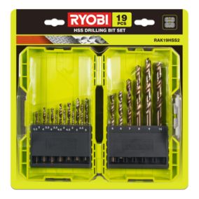 Ryobi 19 piece HSS Drill bit set