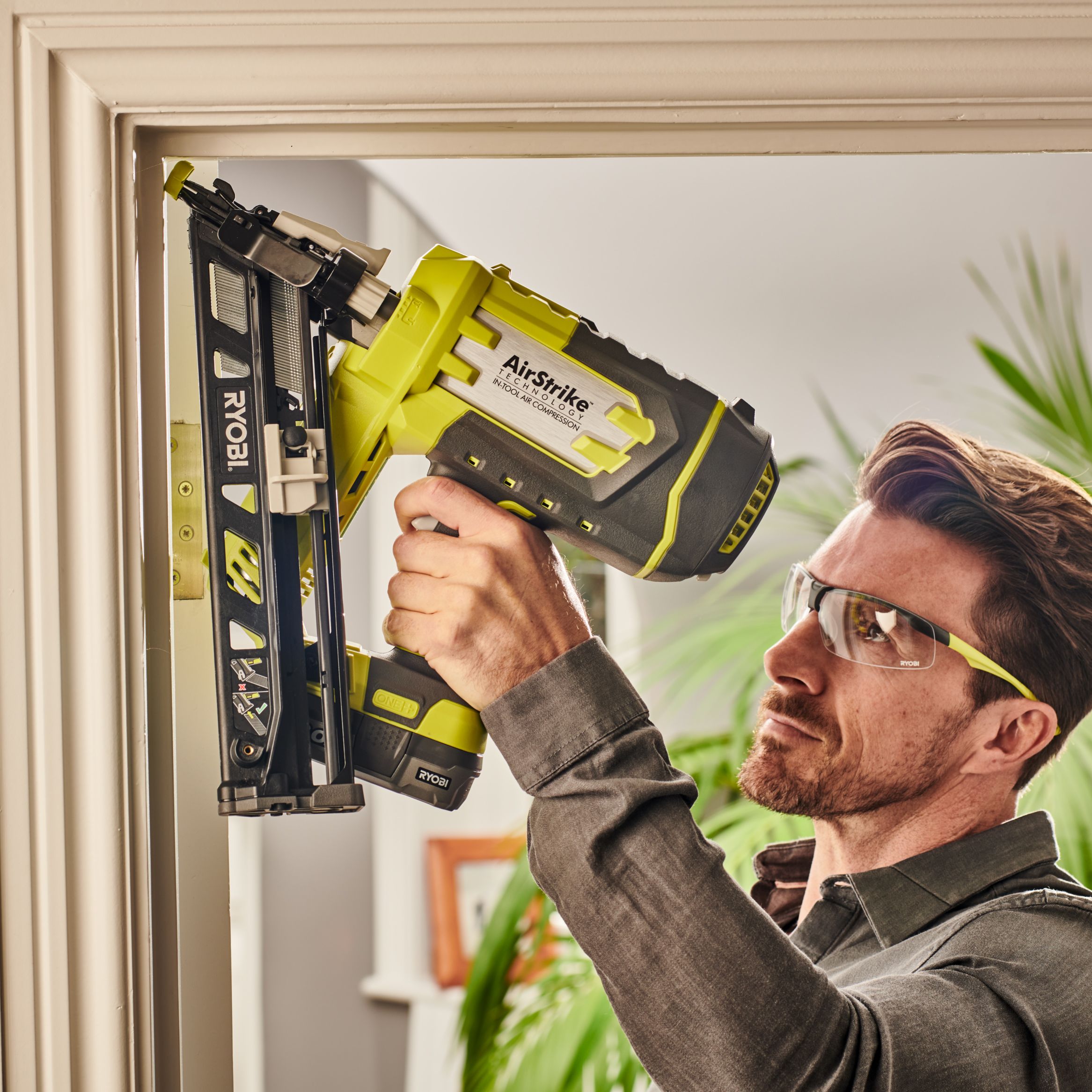 Ryobi 64mm 18V Li ion One First fix Cordless Nail gun Bare Tool R15GN18 0