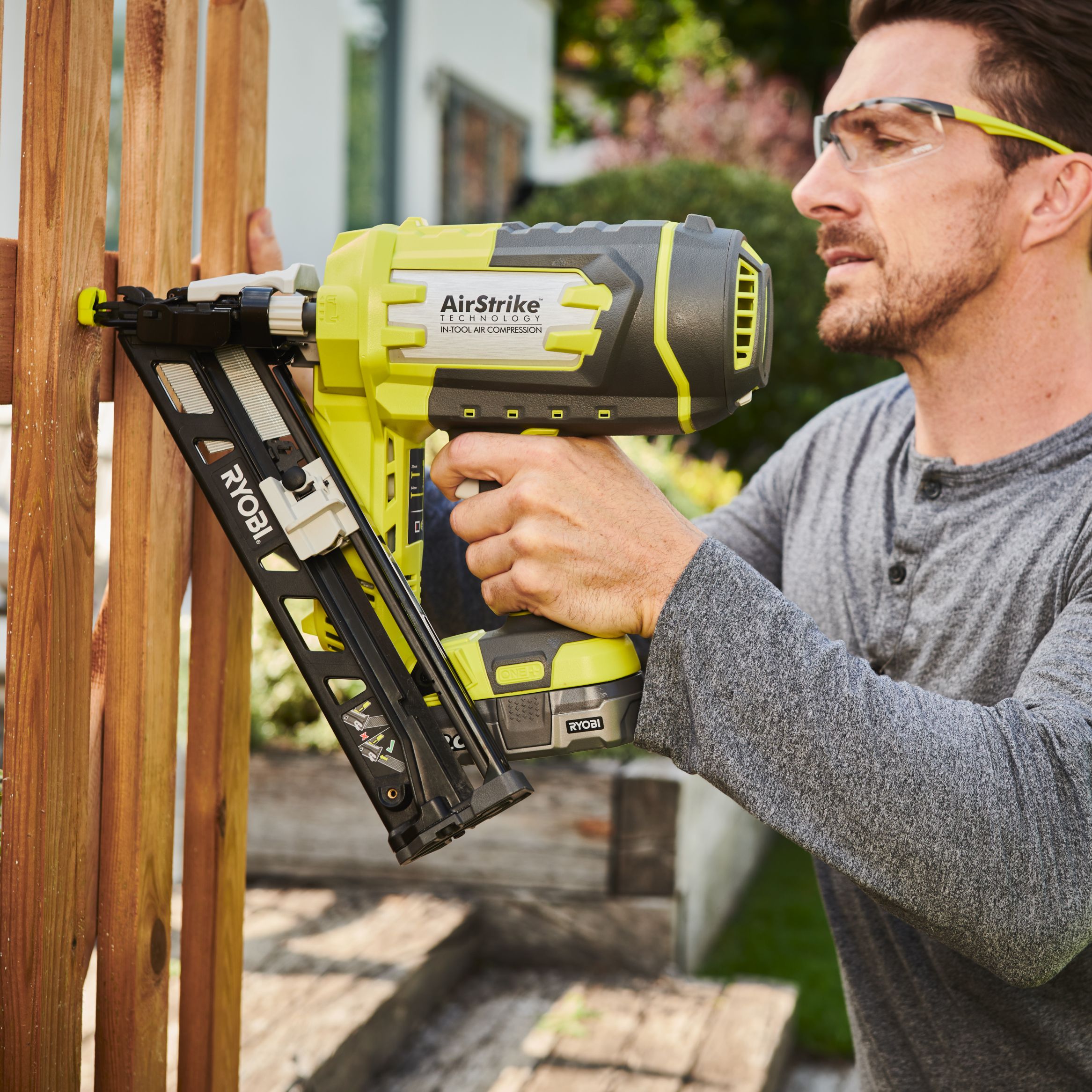 Ryobi 64mm 18V Li ion One First fix Cordless Nail gun Bare Tool R15GN18 0