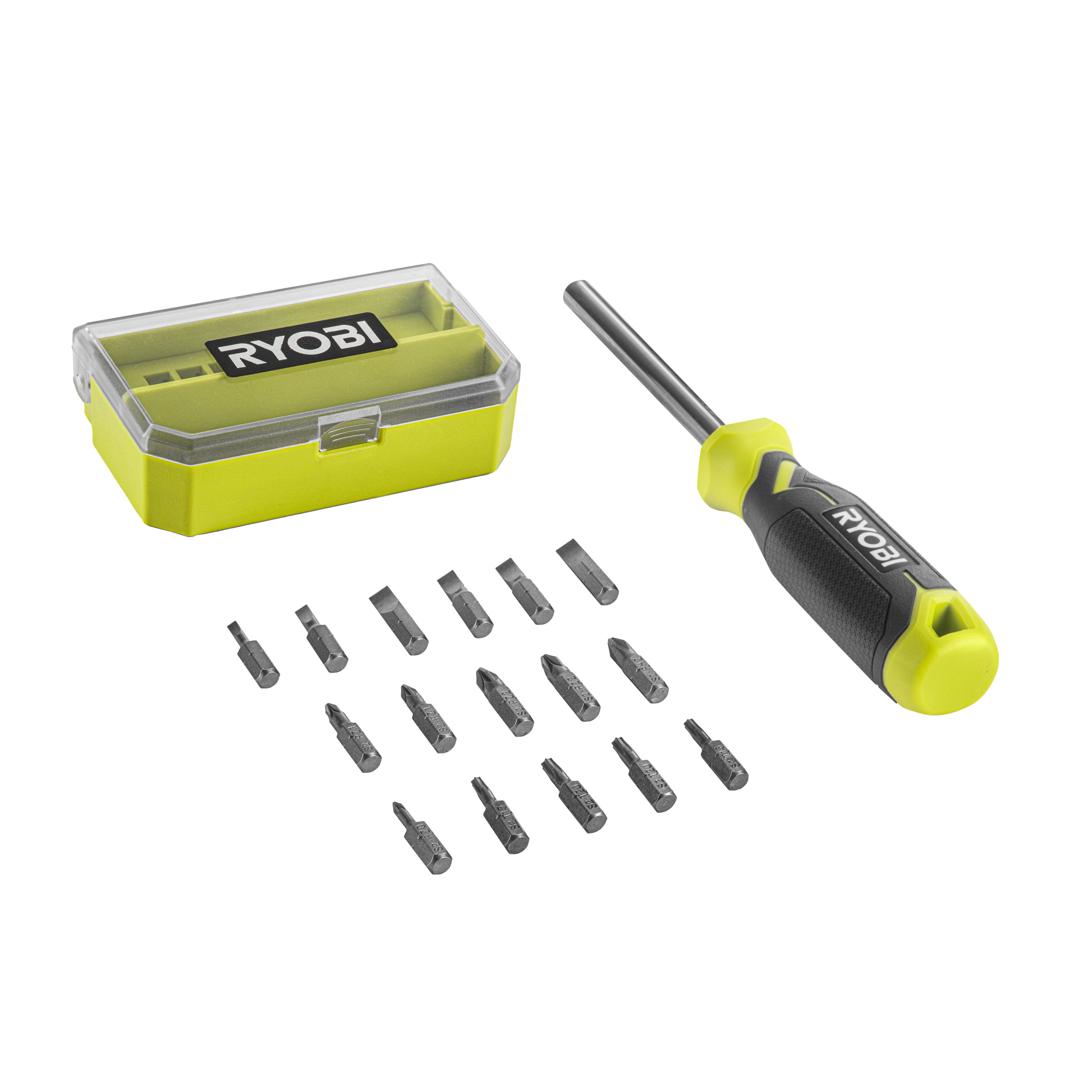 Ryobi Accessories 17 Piece Precision Mixed Screwdriver set DIY