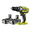 Ryobi ONE+ 18V 1.5Ah Li-ion Cordless Brushed Combi drill R18PD3-215SK - 2 batteries included