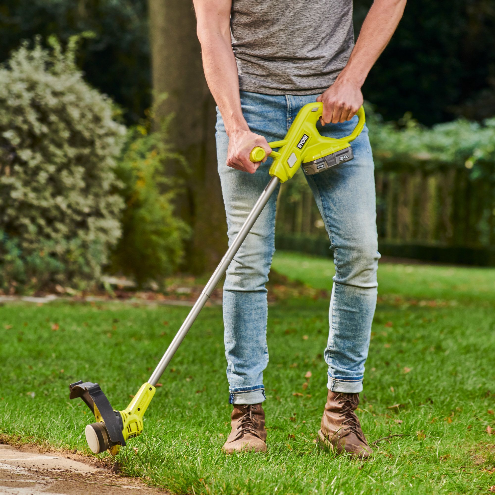 Ryobi cordless grass trimmer sale