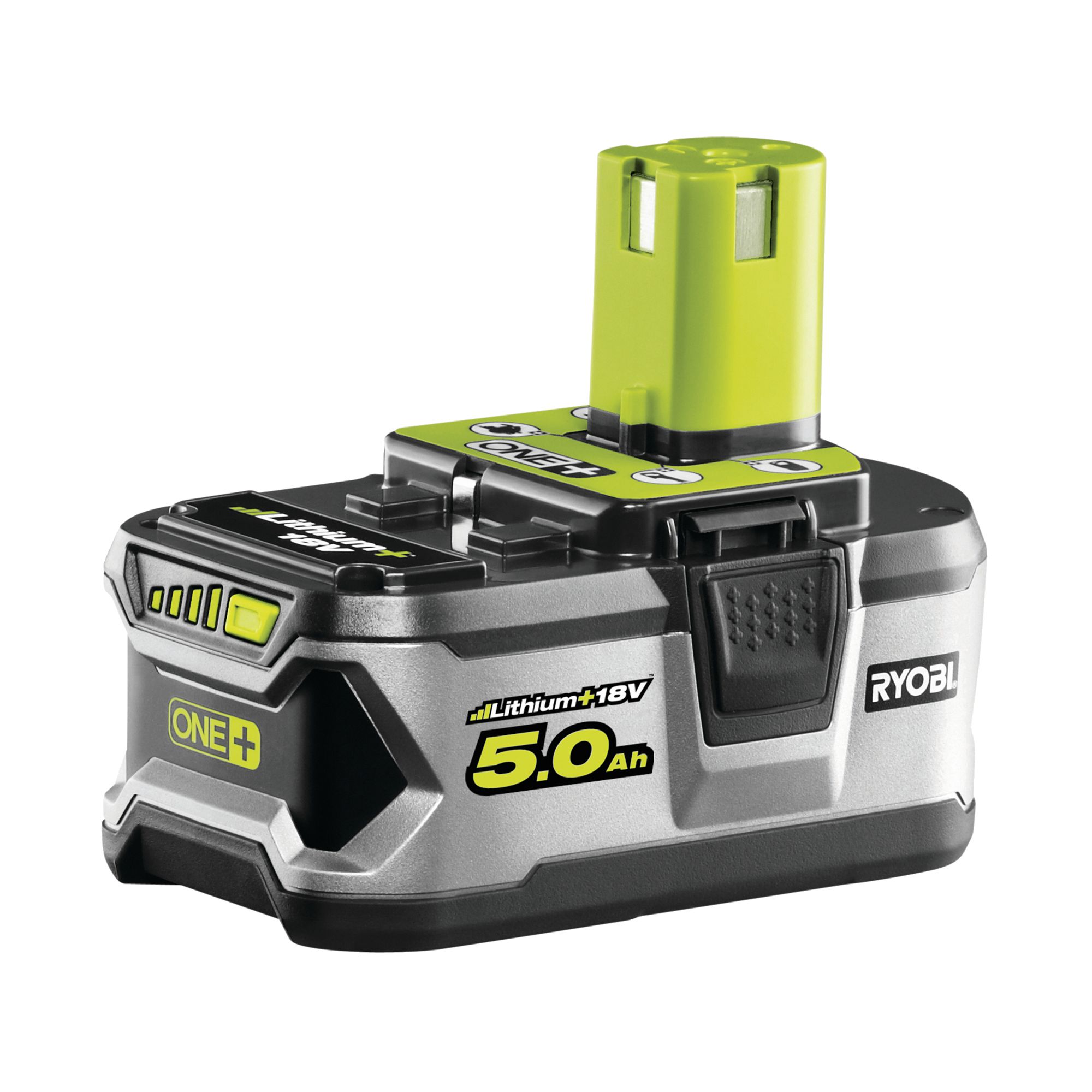 Ryobi ONE+ 18V 5.0Ah Liion Power tool battery DIY at B&Q