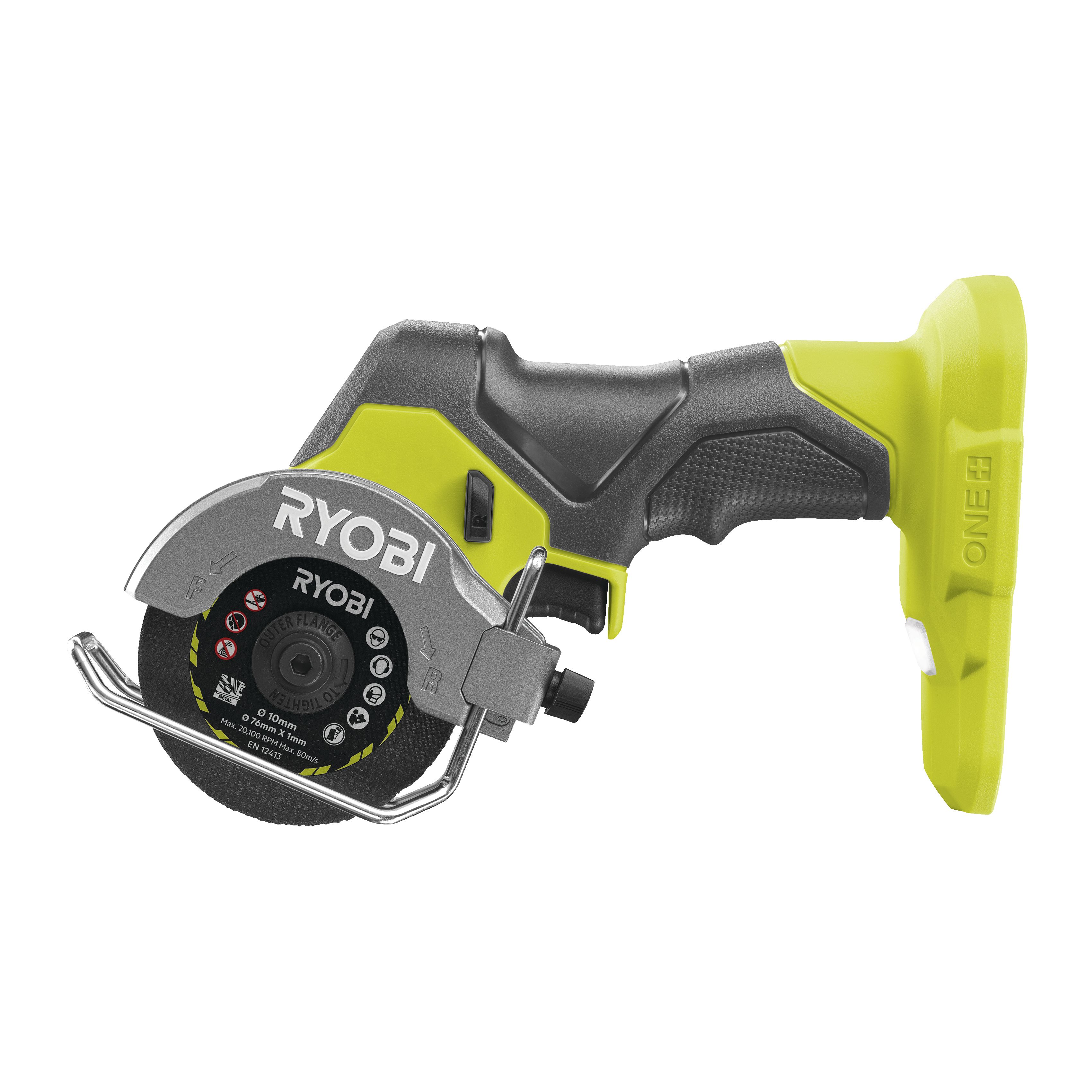 Ryobi One 18V Cordless 76mm Cut off saw Bare Tool RCT18BL 0 DIY at B Q