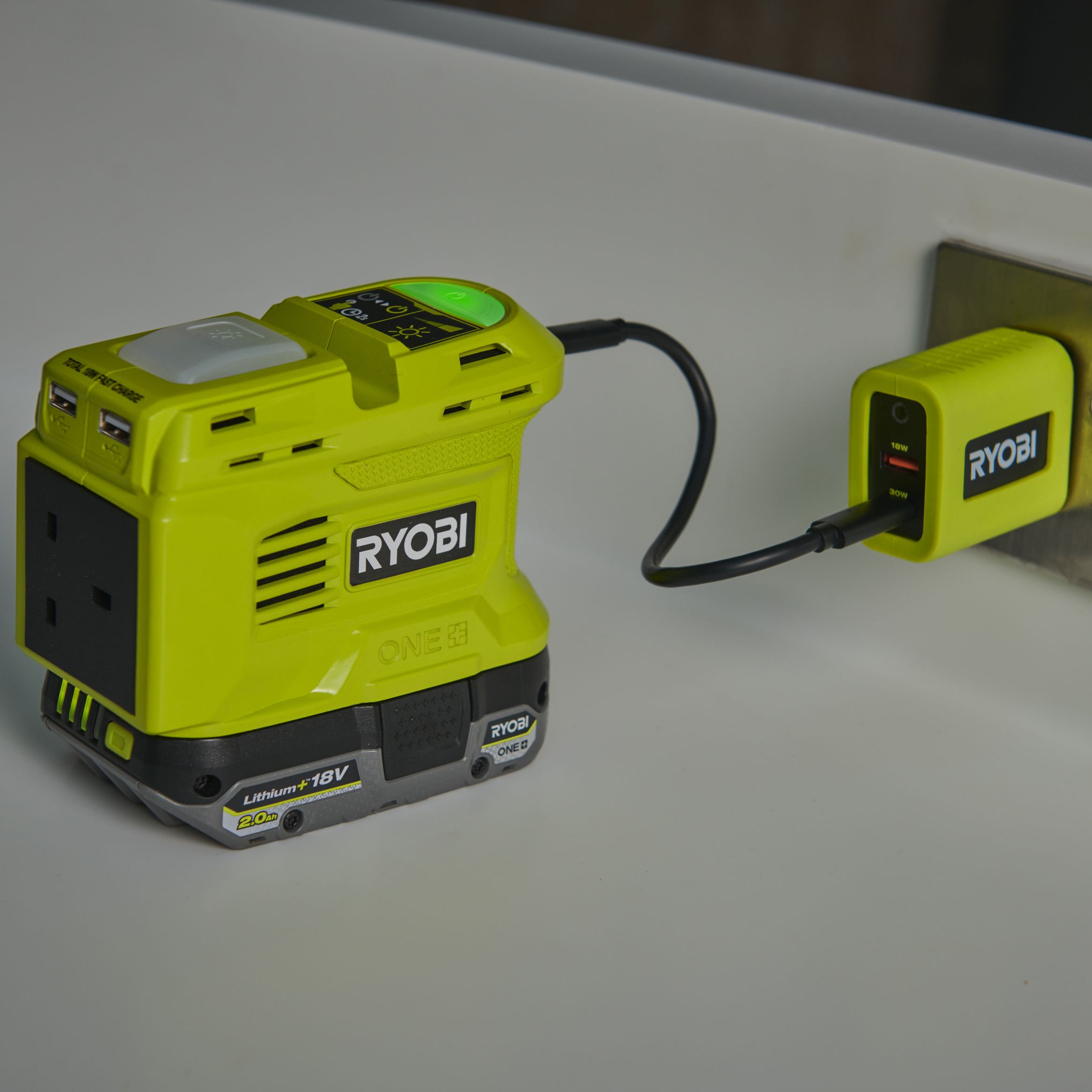 B&q ryobi battery cheap