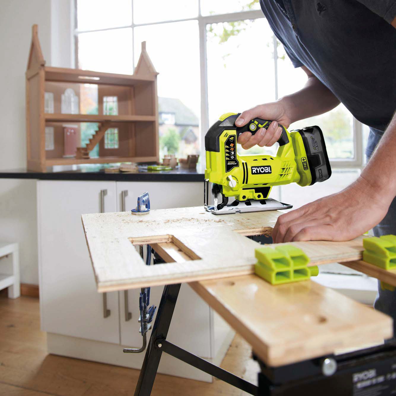 Ryobi ONE+ 18V Cordless Jigsaw (Bare Tool) - R18JS0 - Bare