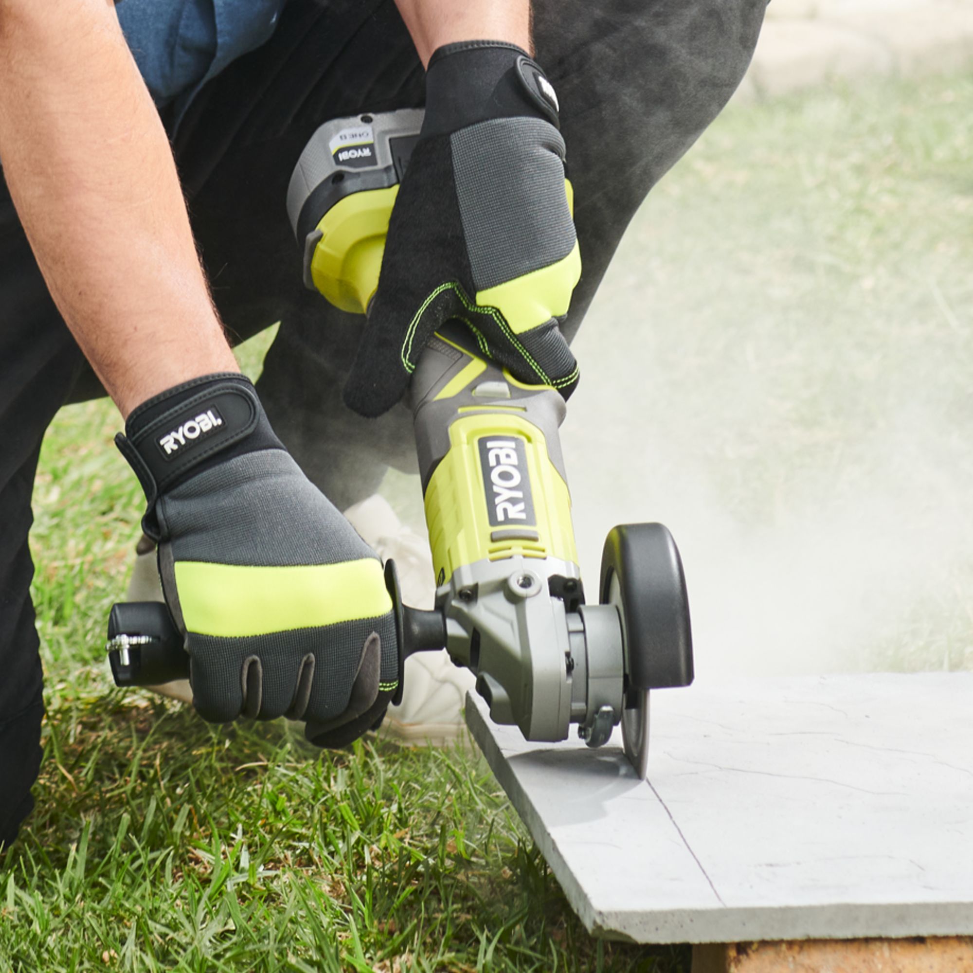 Ryobi angle grinder b&q sale