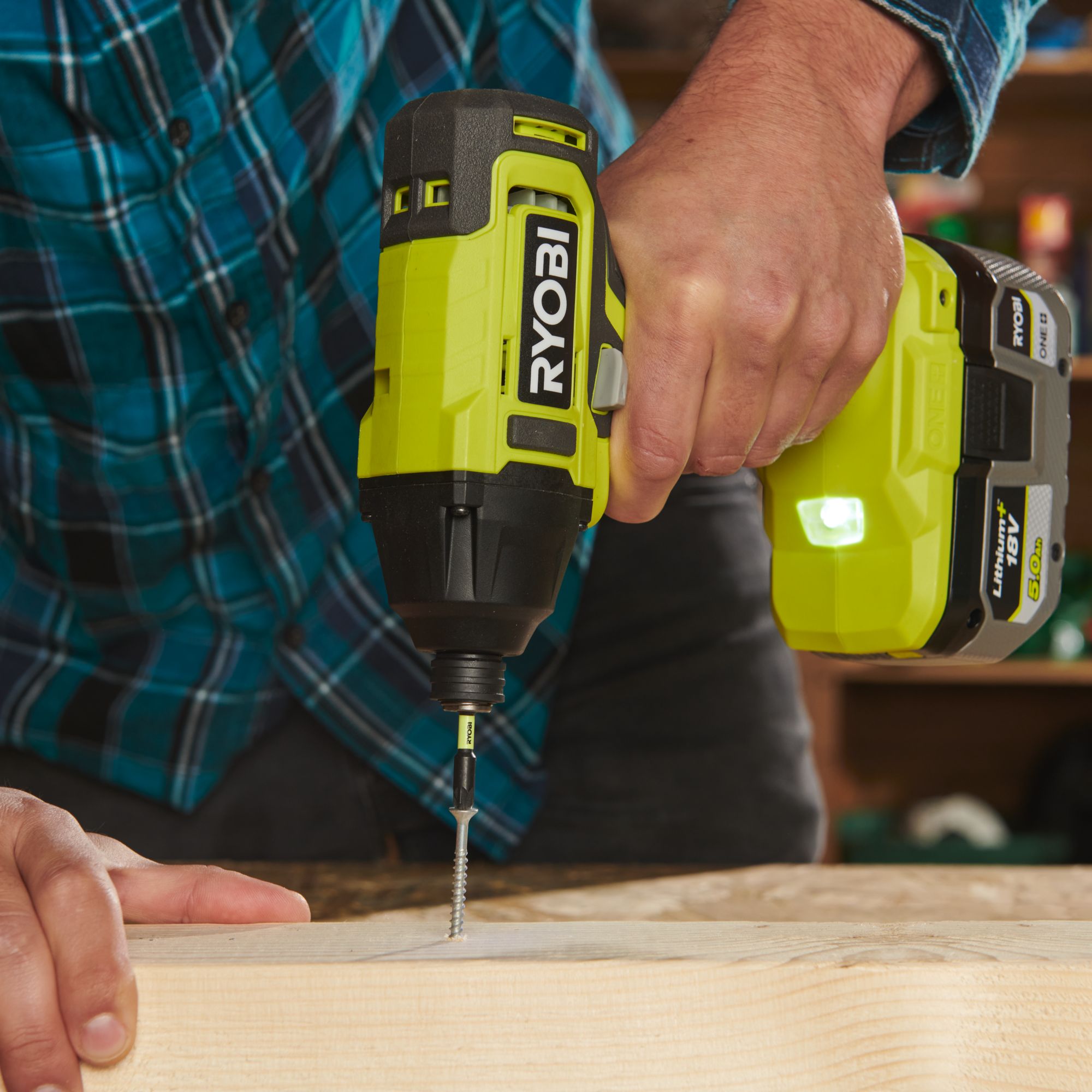 Ryobi ONE+ 18V One+ Brushed Cordless Impact driver (Bare Tool