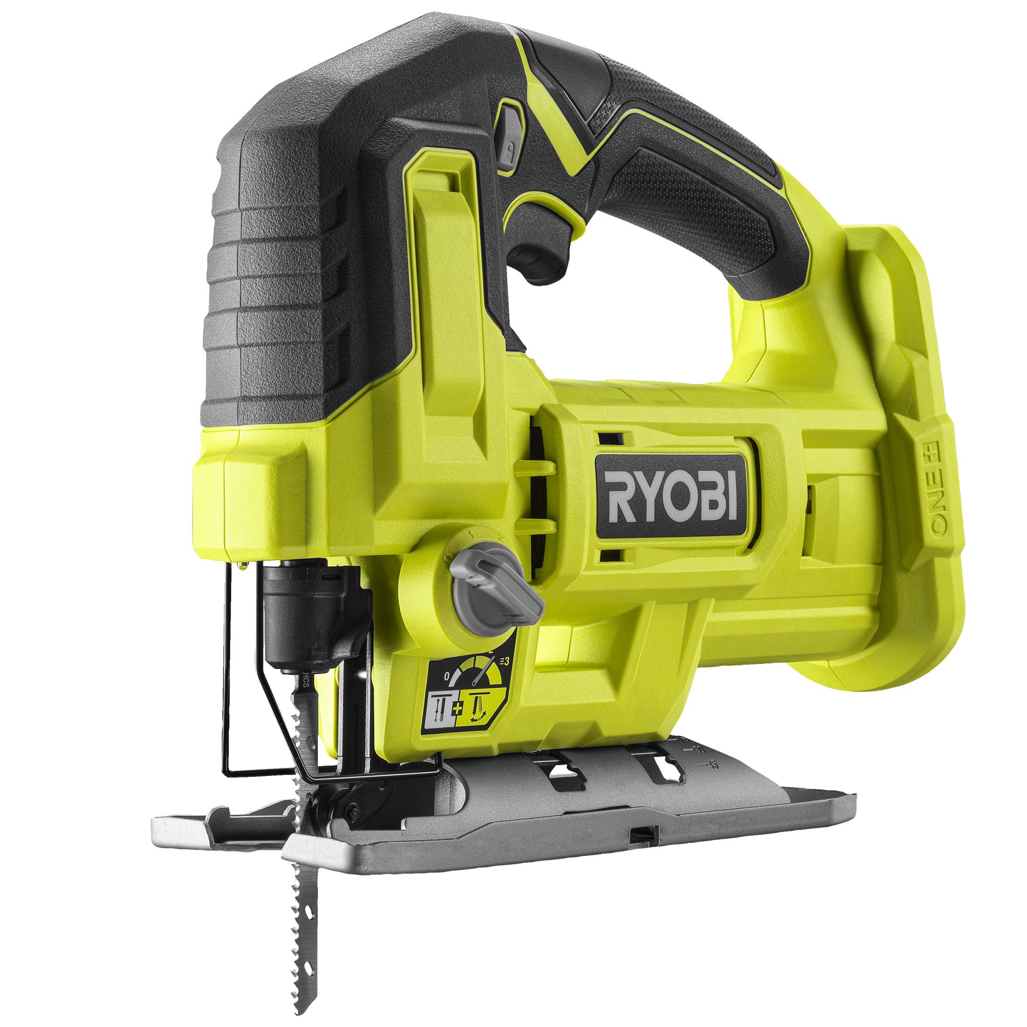 Ryobi ONE+ 18V One+ Brushed Cordless Jigsaw (Bare Tool) - RJS18-0 | DIY ...