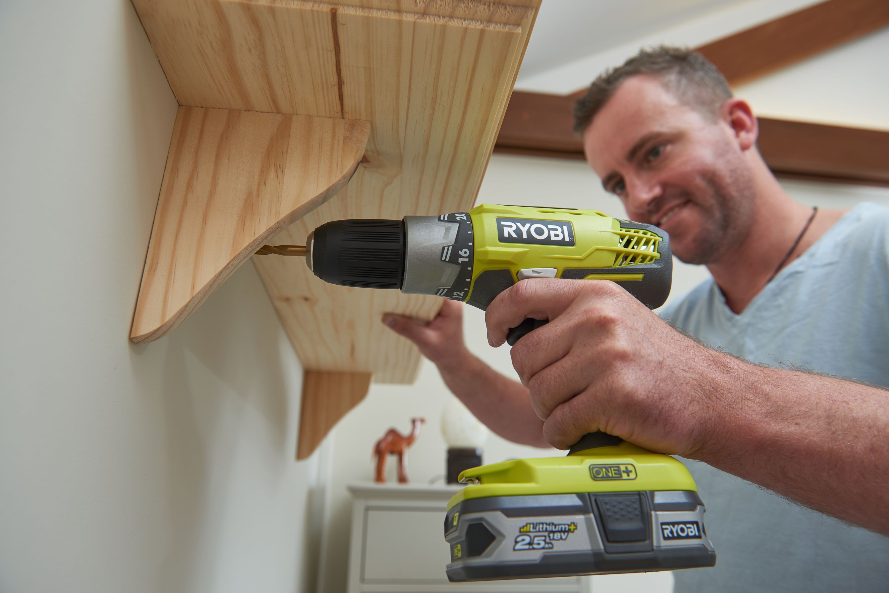 Ryobi hammer best sale drill b&q