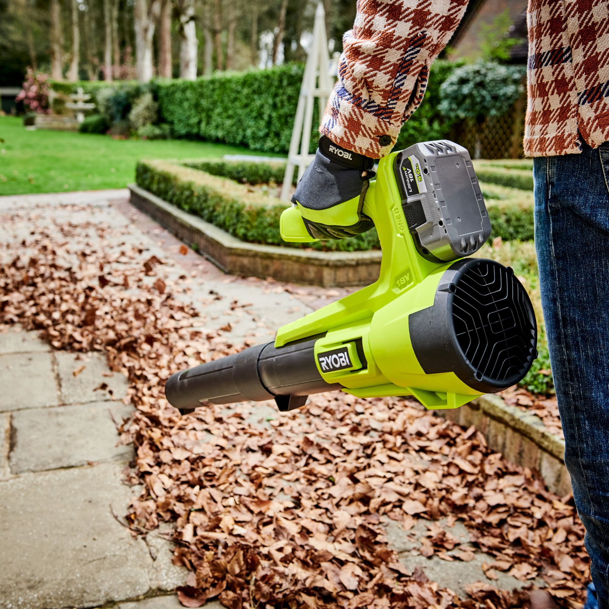 Ryobi one+ 18v 5.0 ah cordless blower kit sale