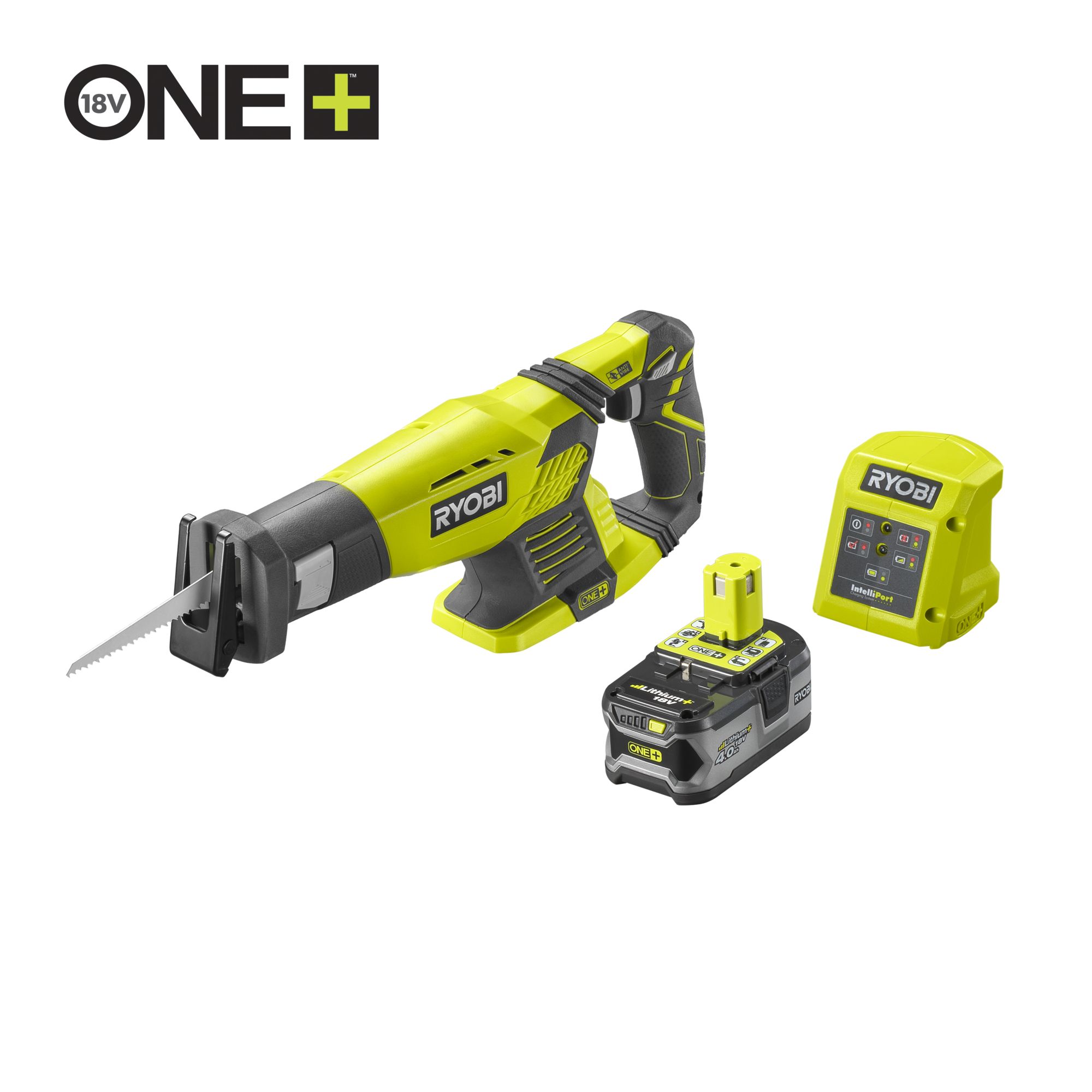 Ryobi One Plus 18V 1 x 4 Li ion Cordless Reciprocating saw