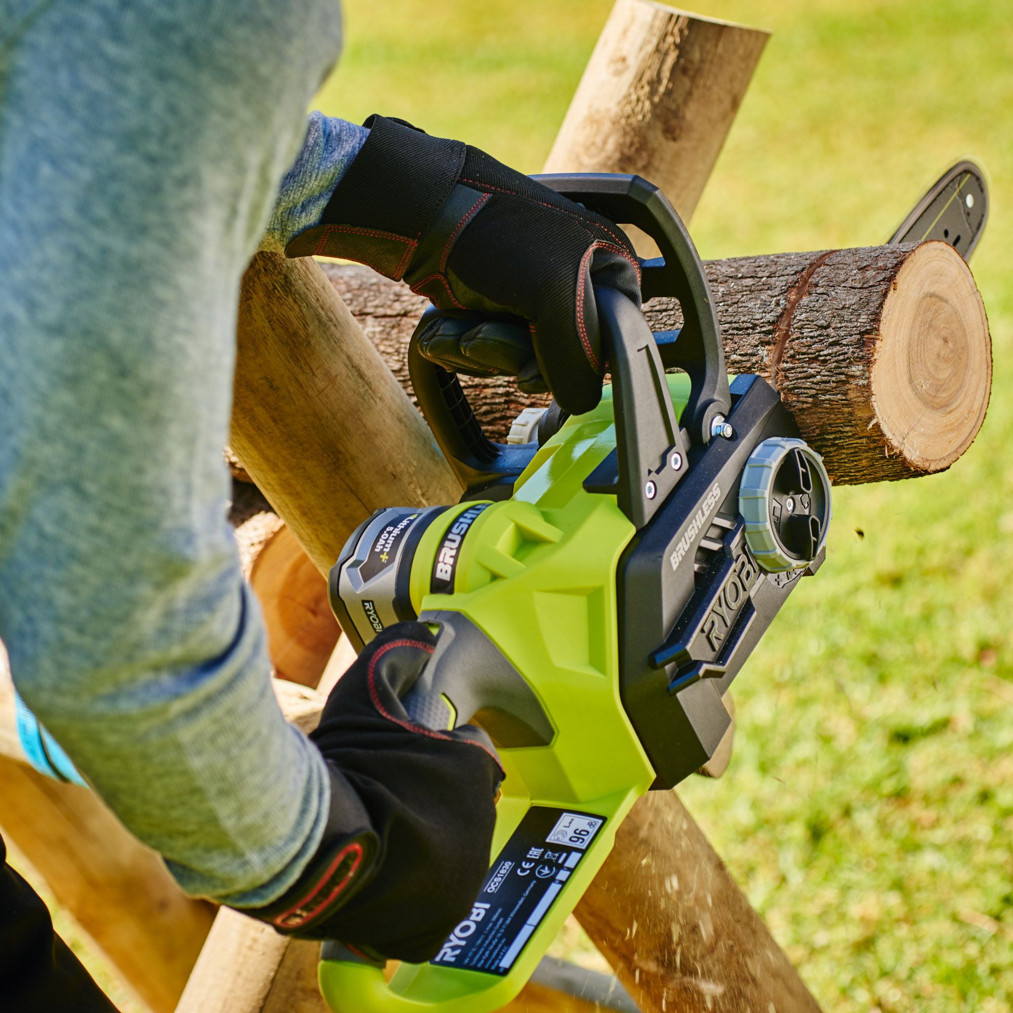 Chainsaw cordless ryobi online 18v