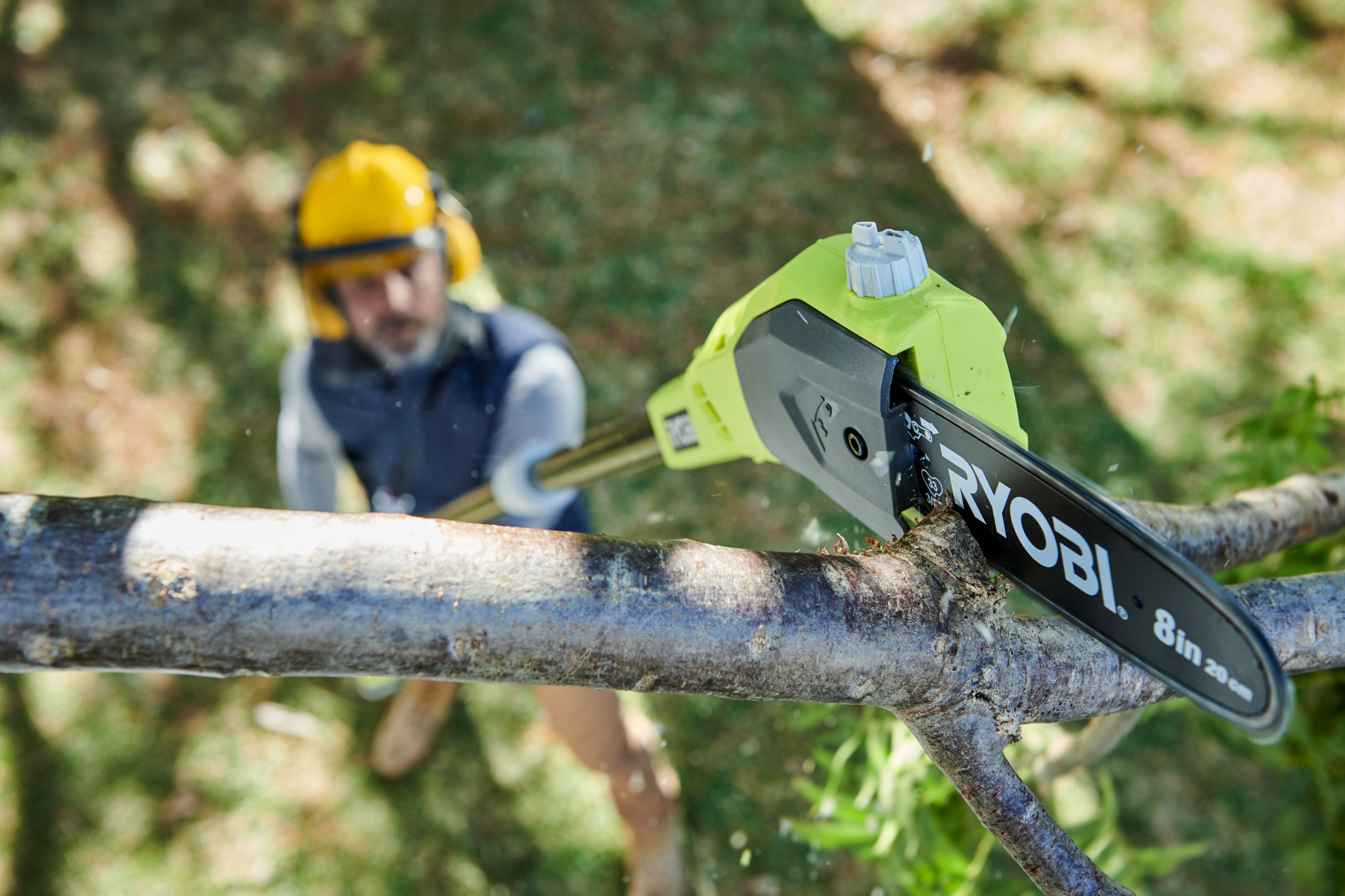 Ryobi battery deals powered pole saw