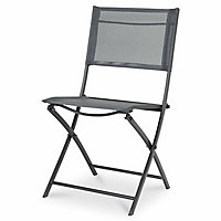 Saba Steel grey Metal Chair